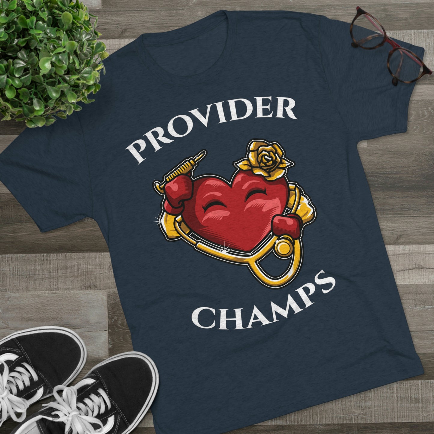 PROVIDER CHAMPS - PREMIUM SOFT - Unisex Tri-Blend Crew Tee (Next Level 6010)