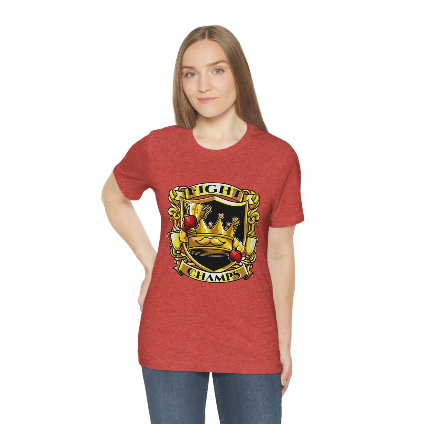 Fight Champs! Unisex Jersey Short Sleeve Tee (Bella+Canvas)