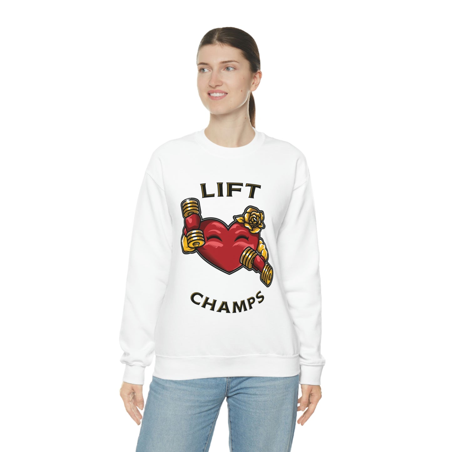 Lift Champs! - Unisex Heavy Blend™ Crewneck Sweatshirt