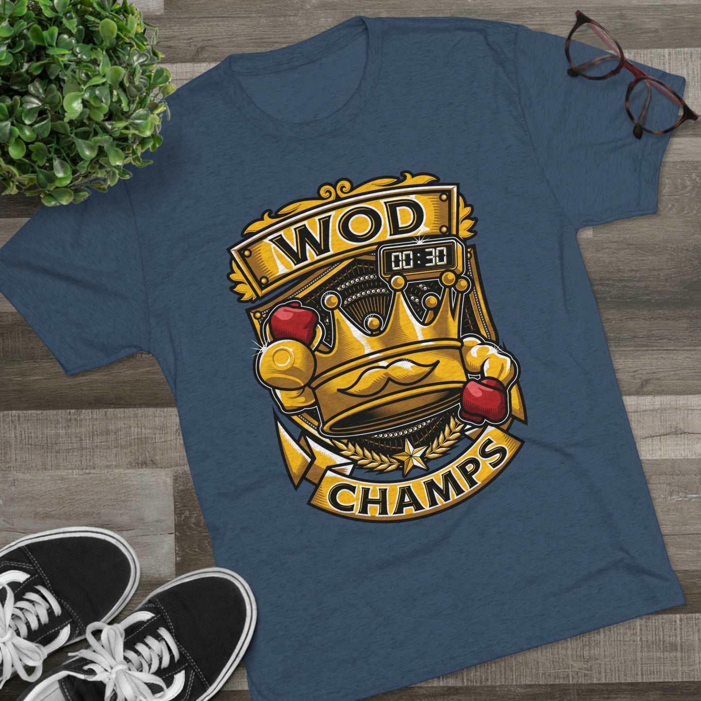 WOD CHAMPS - PREMIUM SOFT - Unisex Tri-Blend Crew Tee (Next Level 6010)