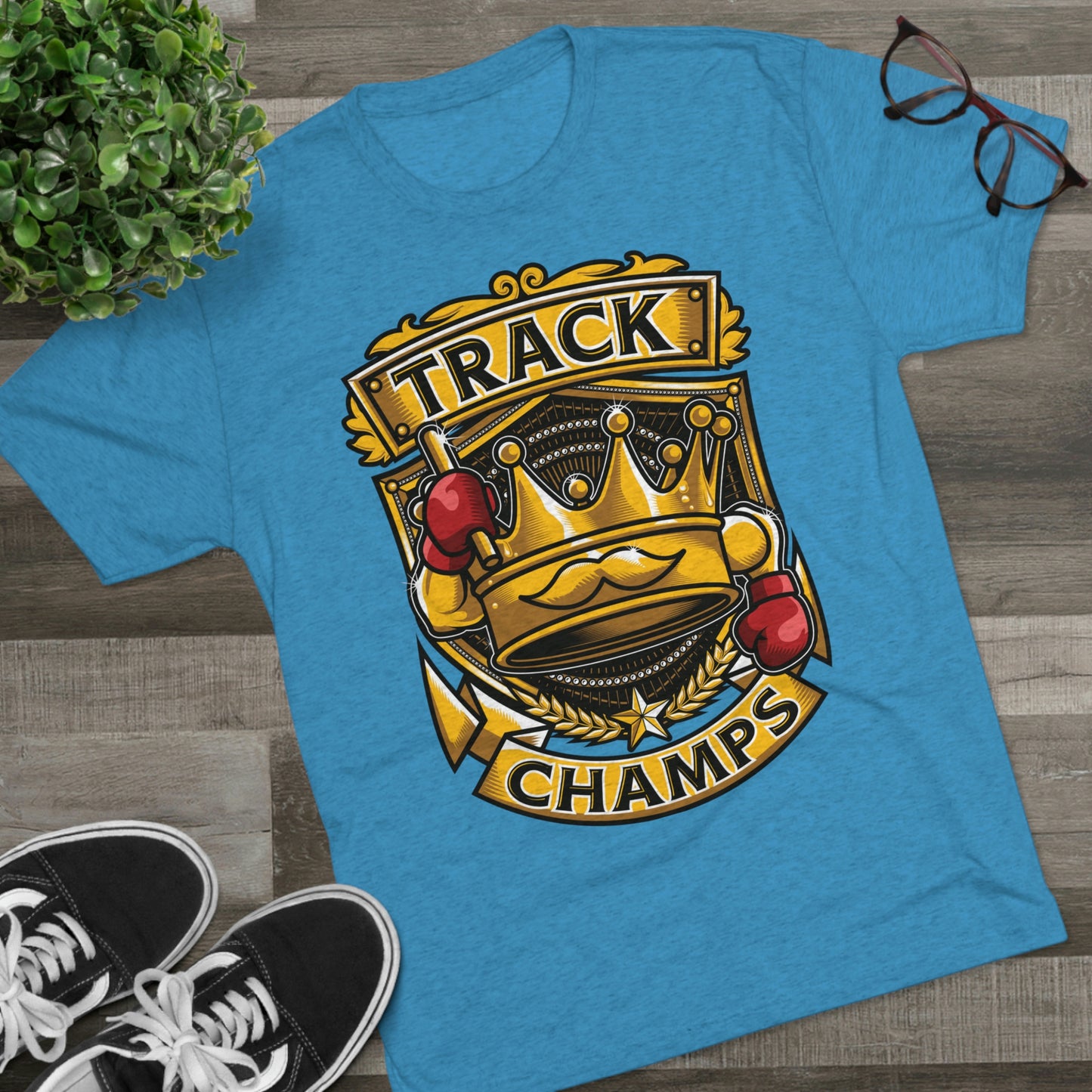 TRACK CHAMPS - PREMIUM SOFT - Unisex Tri-Blend Crew Tee (Next Level 6010)