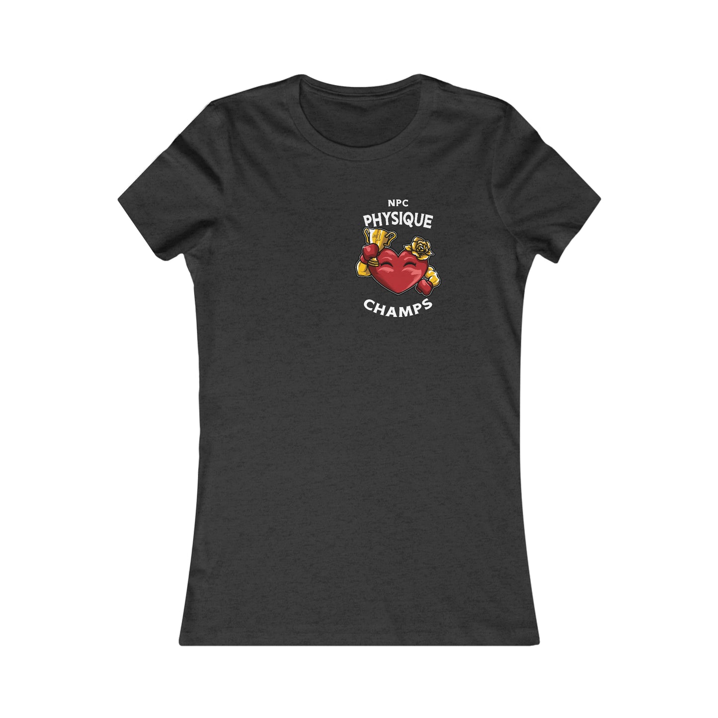 NPC PHYSIQUE CHAMPS (Small Front Logo) - Women's Favorite Tee (Bella+Canvas)