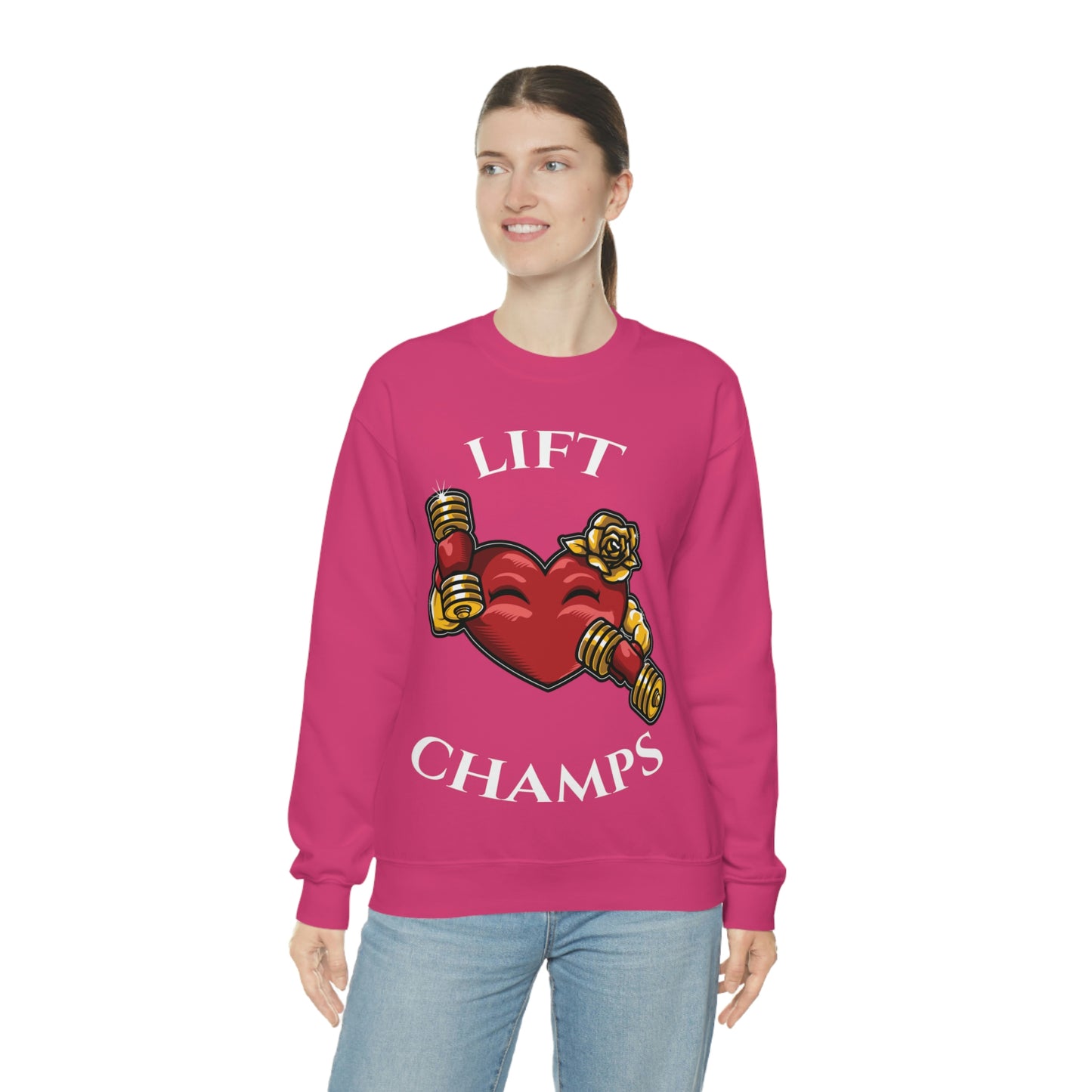 Lift Champs! - Unisex Heavy Blend™ Crewneck Sweatshirt
