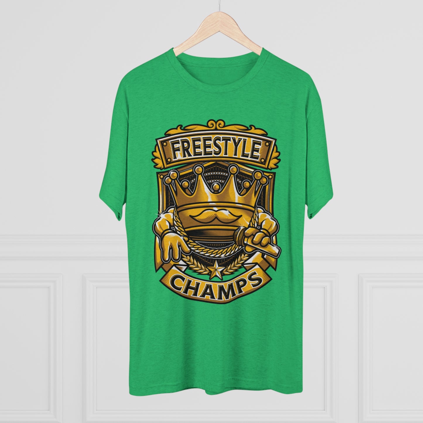 FREESTYLE CHAMPS - PREMIUM SOFT - Unisex Tri-Blend Crew Tee (Next Level 6010)