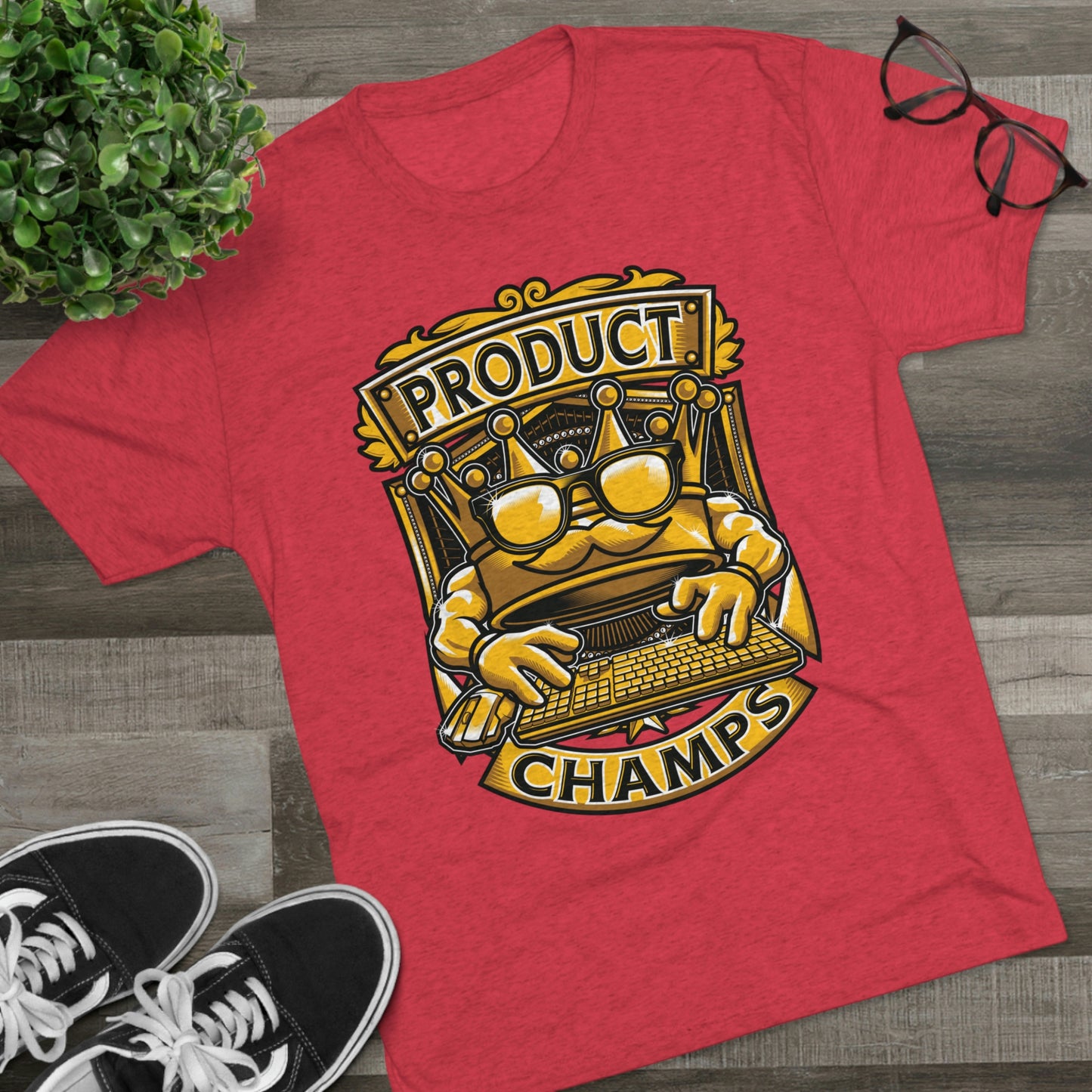 PRODUCT MANAGER CHAMPS (Men) - PREMIUM SOFT - Unisex Tri-Blend Crew Tee (Next Level 6010)