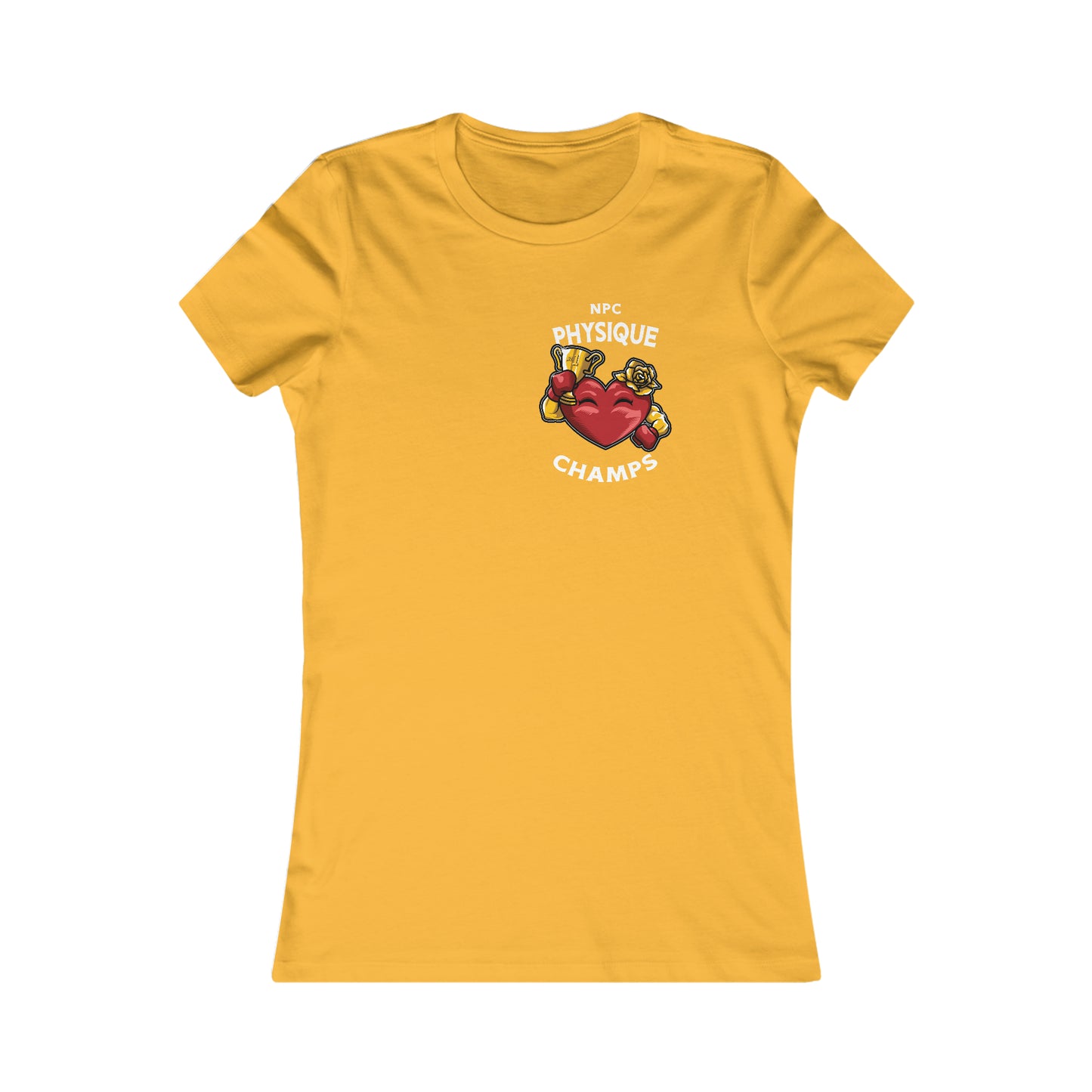 NPC PHYSIQUE CHAMPS (Small Front Logo) - Women's Favorite Tee (Bella+Canvas)