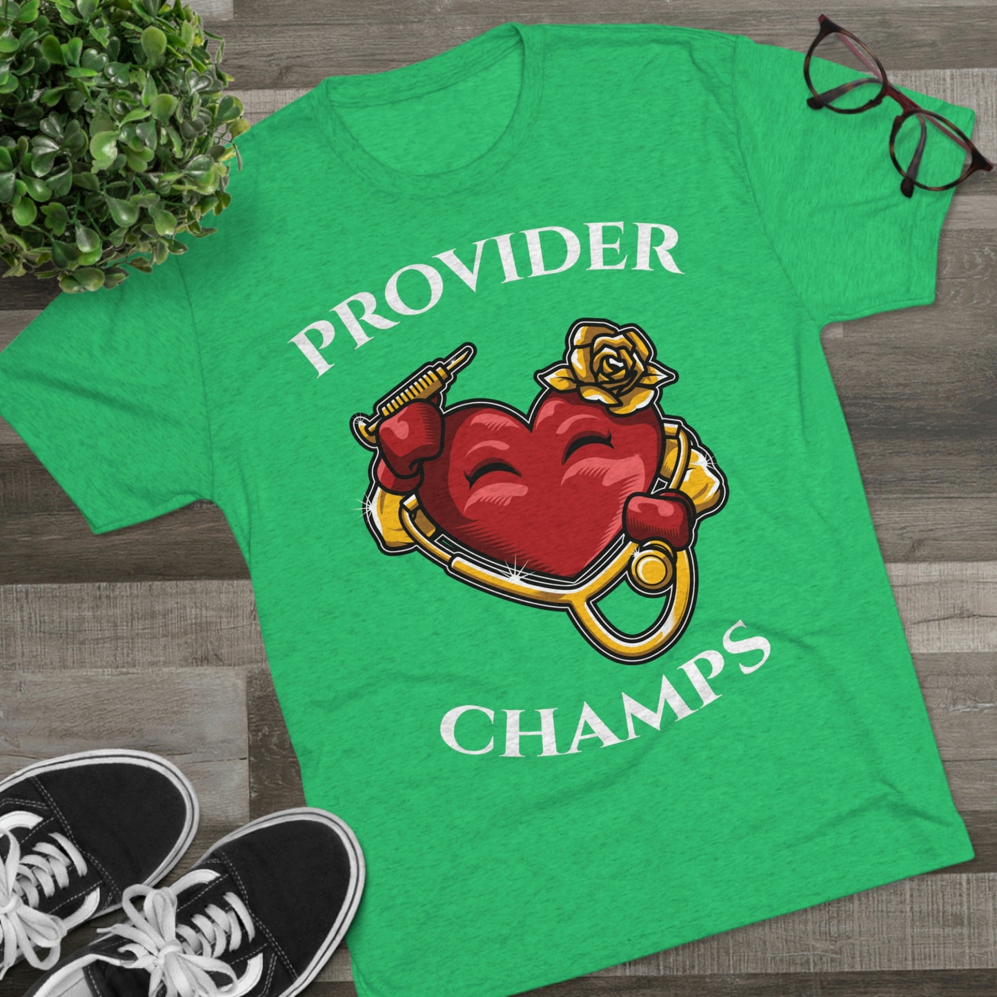 PROVIDER CHAMPS - PREMIUM SOFT - Unisex Tri-Blend Crew Tee (Next Level 6010)