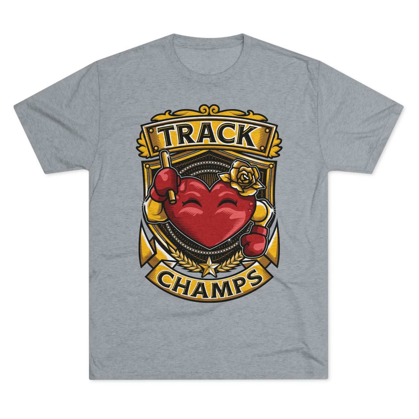TRACK CHAMPS - PREMIUM SOFT - Unisex Tri-Blend Crew Tee (Next Level 6010)