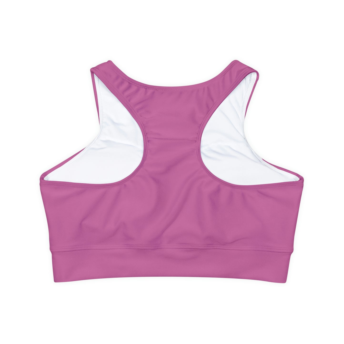TRACK CHAMPS (Pink) - Fully Lined, Padded Sports Bra