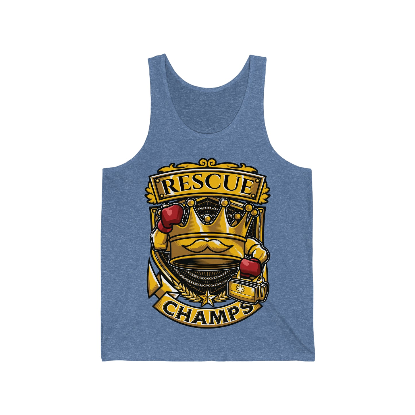 RESCUE CHAMPS - PREMIUM SOFT - Unisex Jersey Tank (Bella+Canvas 3480)