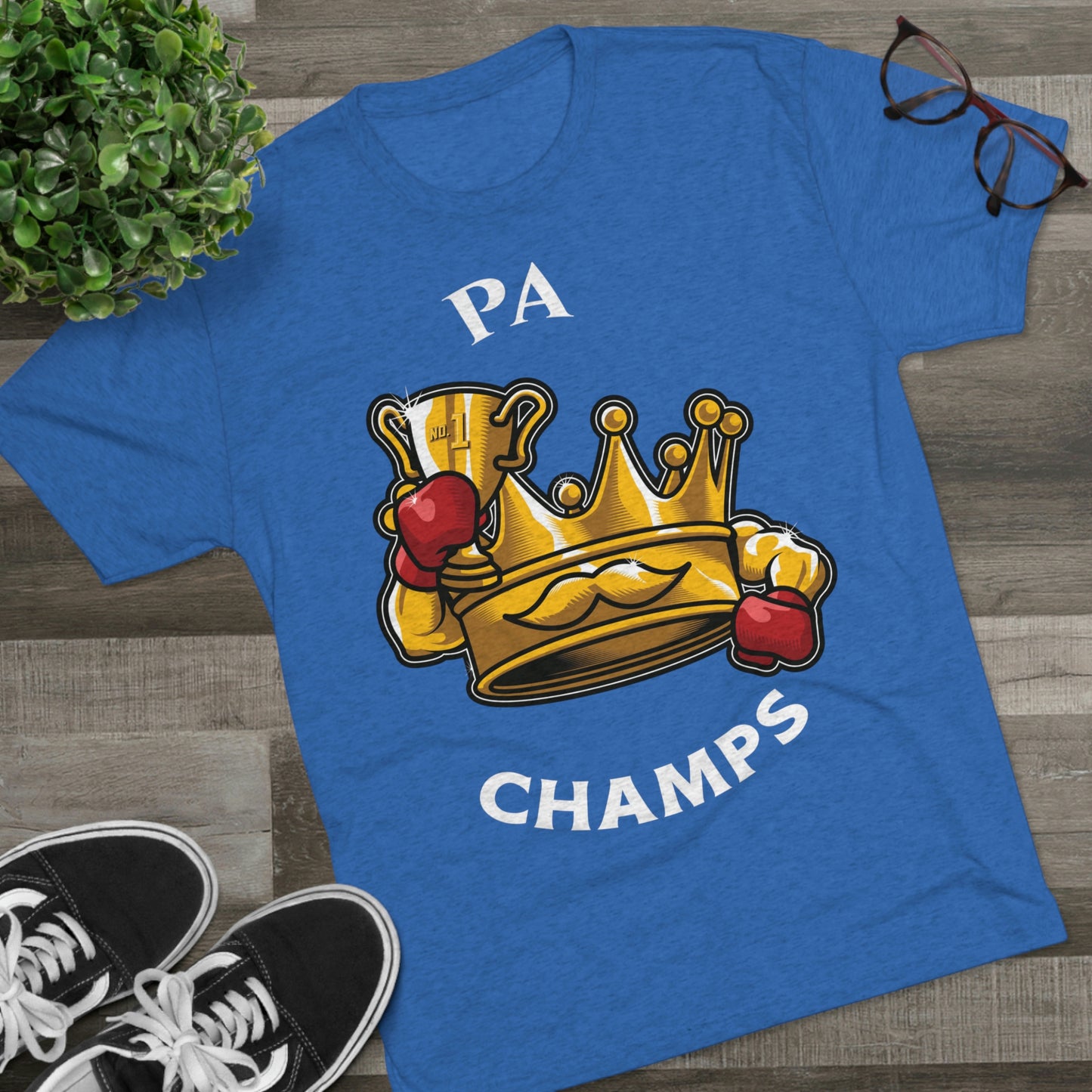 PA CHAMPS (Alternate Logo) - PREMIUM SOFT - Unisex Tri-Blend Crew Tee (Next Level 6010)