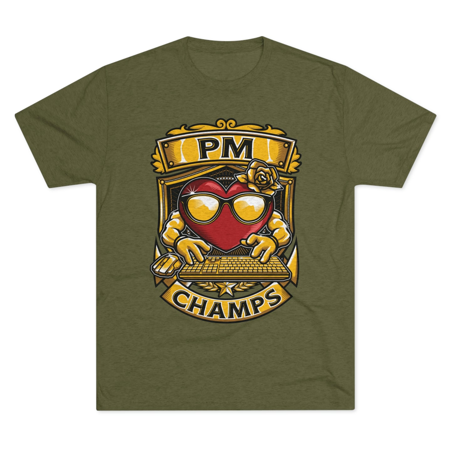 PM CHAMPS - PREMIUM SOFT - Unisex Tri-Blend Crew Tee (Next Level 6010)