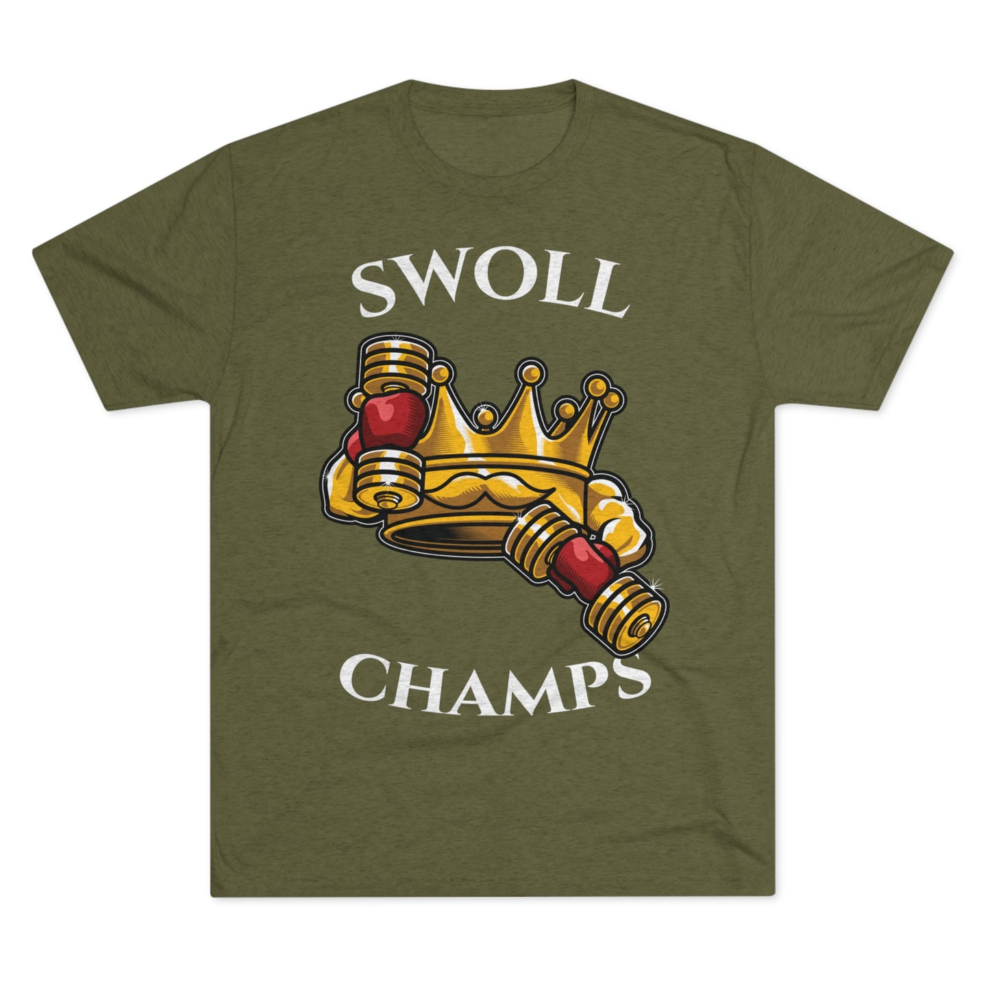 SWOLL CHAMPS - PREMIUM SOFT - Unisex Tri-Blend Crew Tee (Next Level 6010)