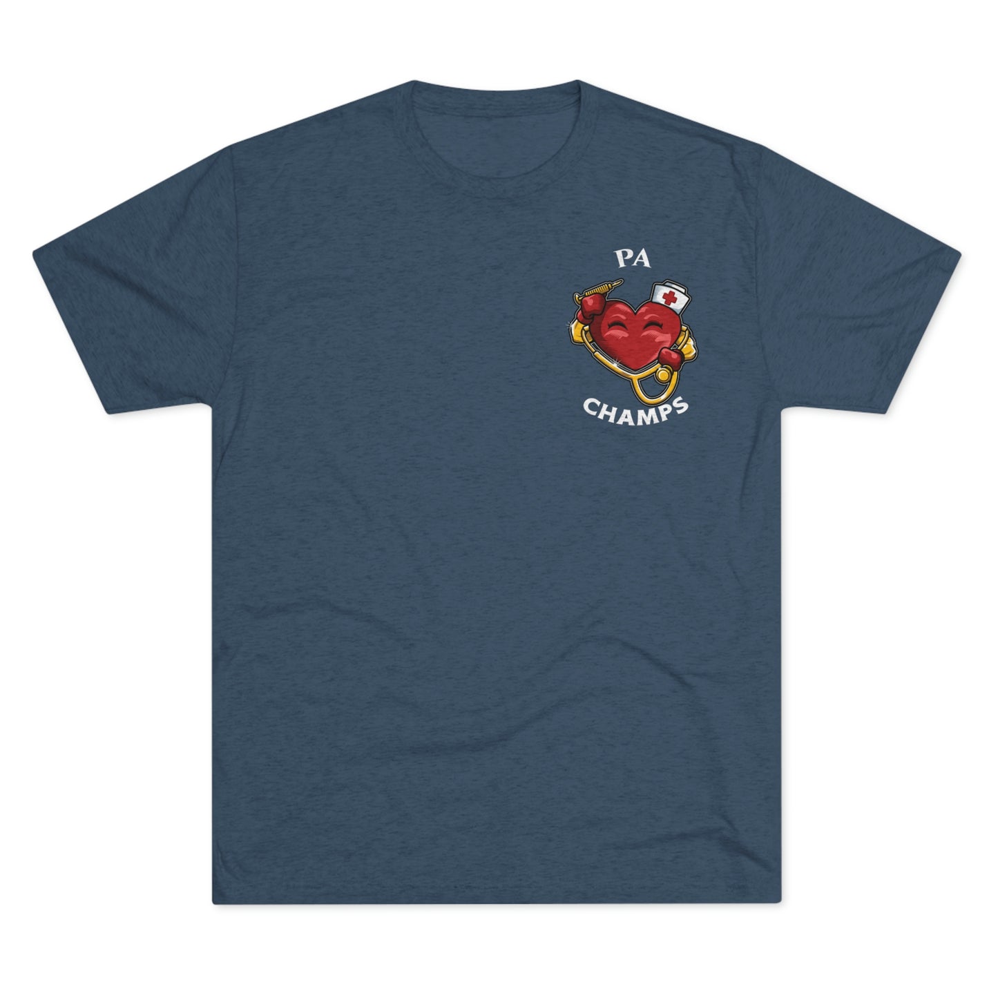 PA CHAMPS (Small Logo) - PREMIUM SOFT - Unisex Tri-Blend Crew Tee (Next Level 6010)