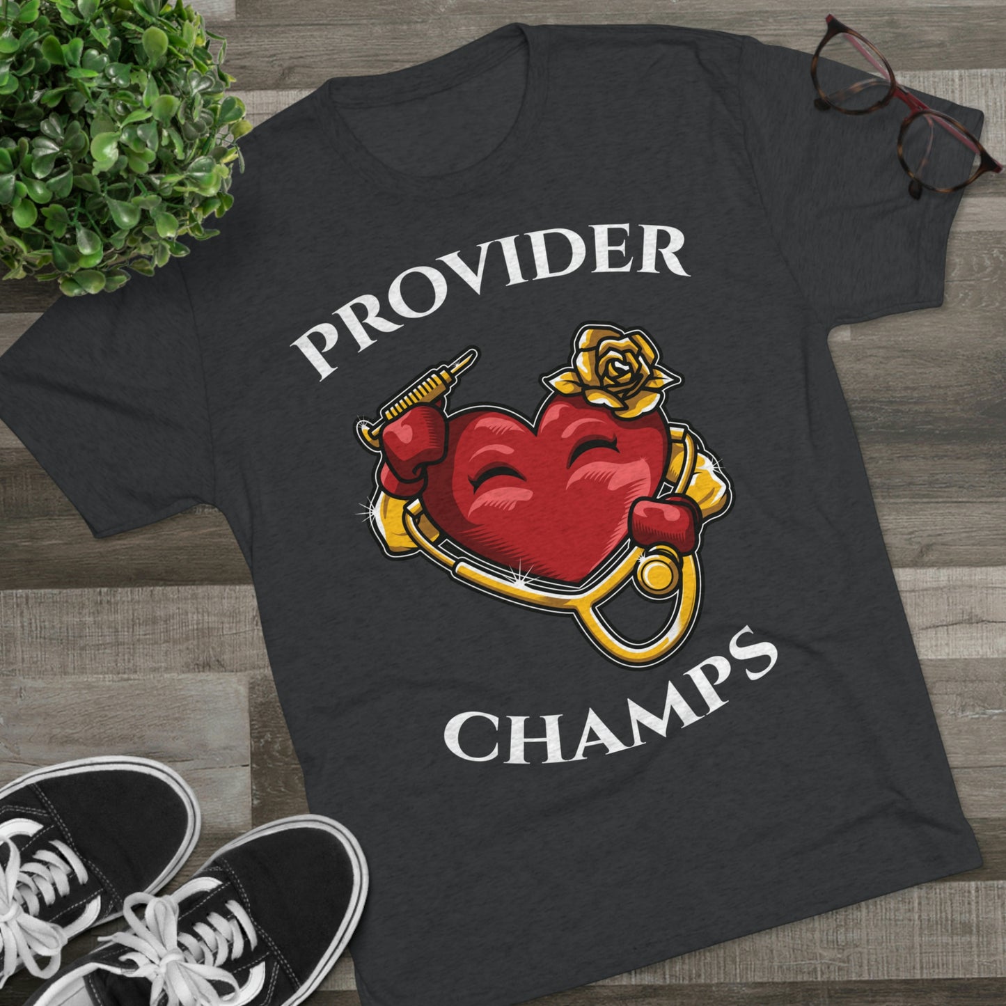 PROVIDER CHAMPS - PREMIUM SOFT - Unisex Tri-Blend Crew Tee (Next Level 6010)
