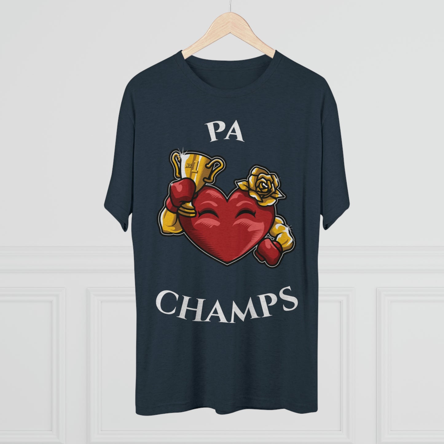 PA CHAMPS (Alternate Logo) - PREMIUM SOFT - Unisex Tri-Blend Crew Tee (Next Level 6010)