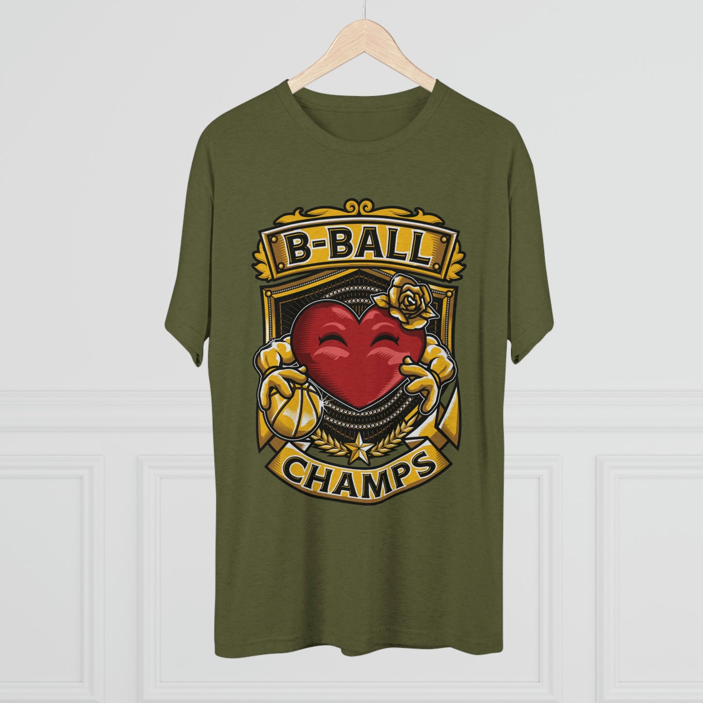 B-BALL CHAMPS - PREMIUM SOFT - Unisex Tri-Blend Crew Tee (Next Level 6010)