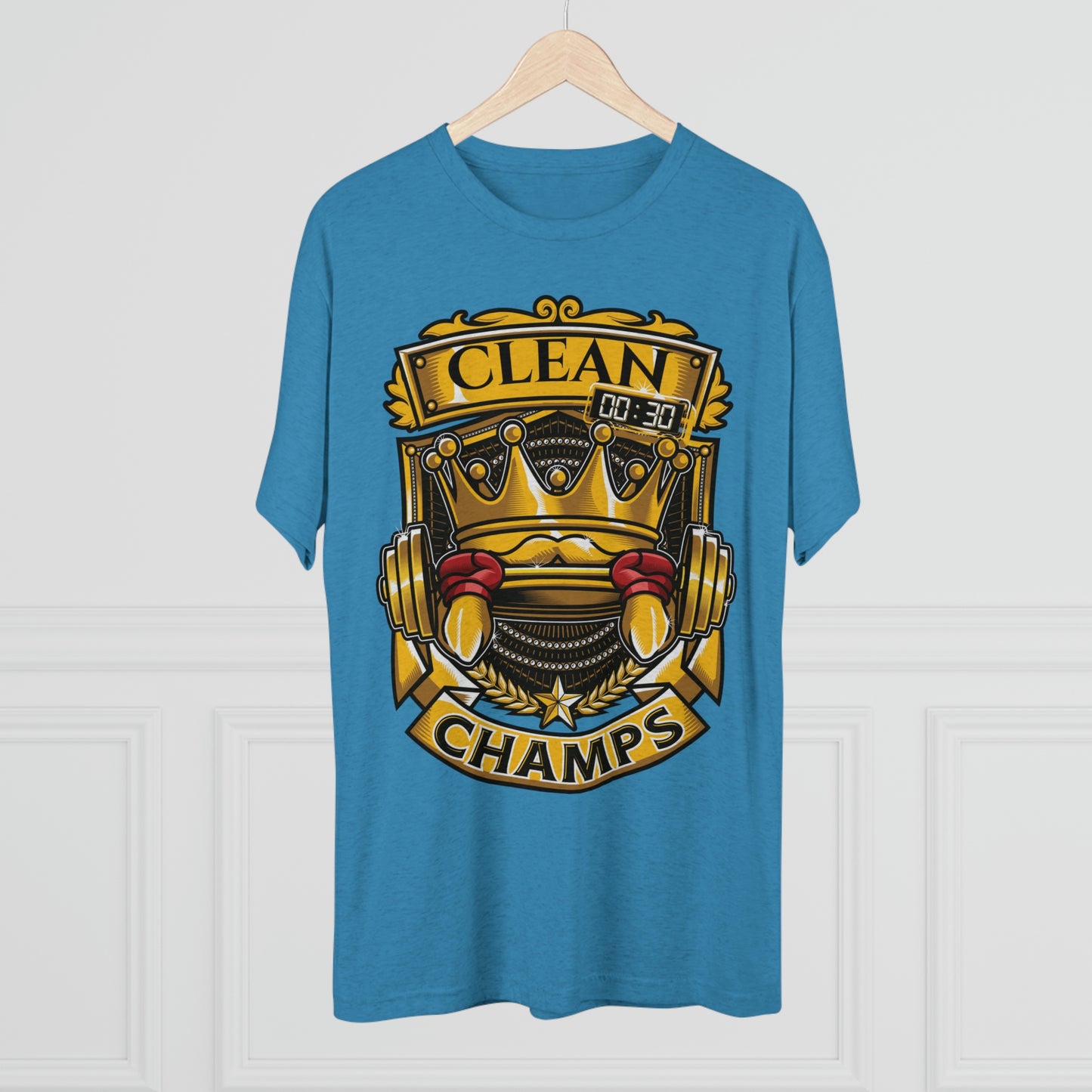 CLEAN CHAMPS - PREMIUM SOFT - Unisex Tri-Blend Crew Tee (Next Level 6010)