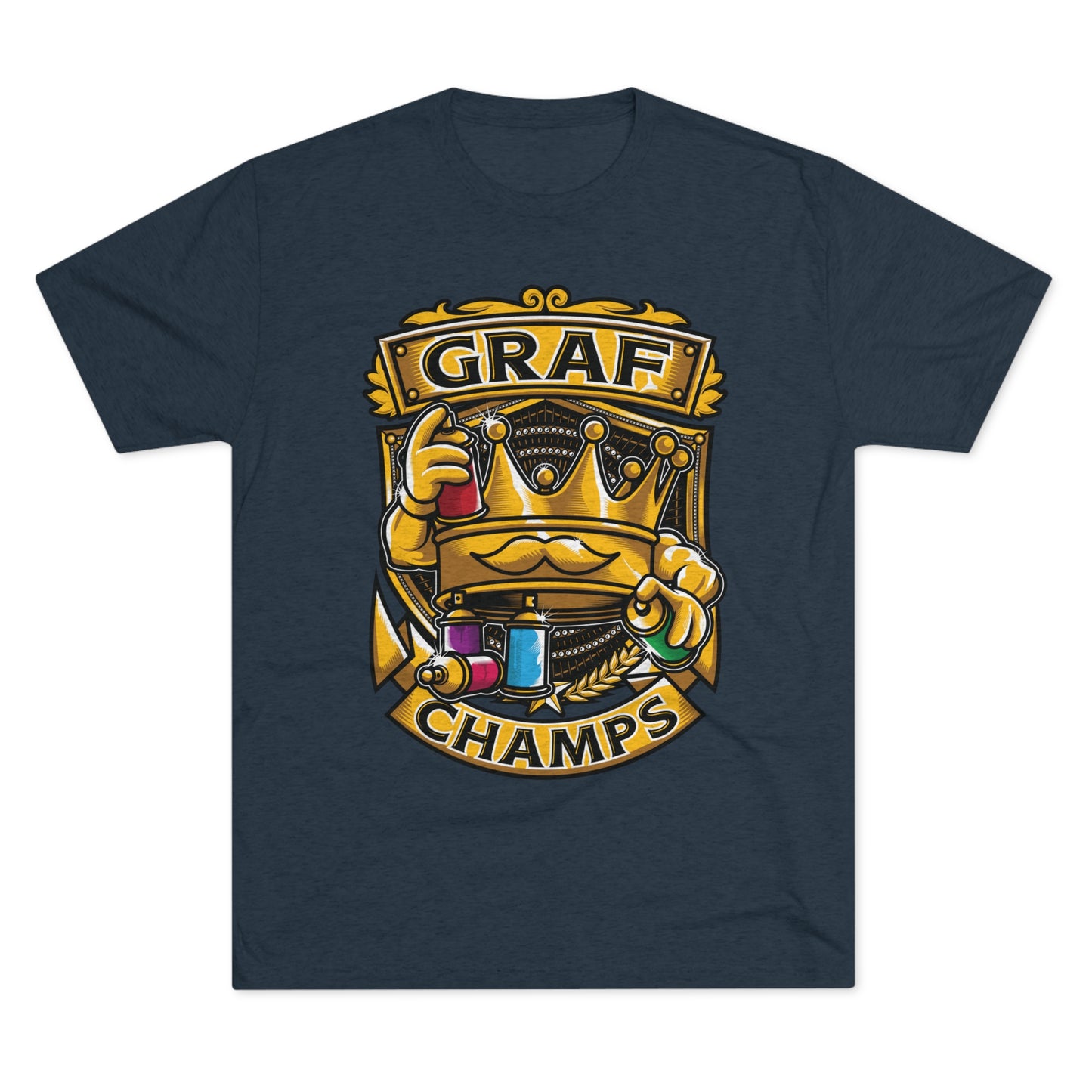 GRAF CHAMPS - PREMIUM SOFT - Unisex Tri-Blend Crew Tee (Next Level 6010)