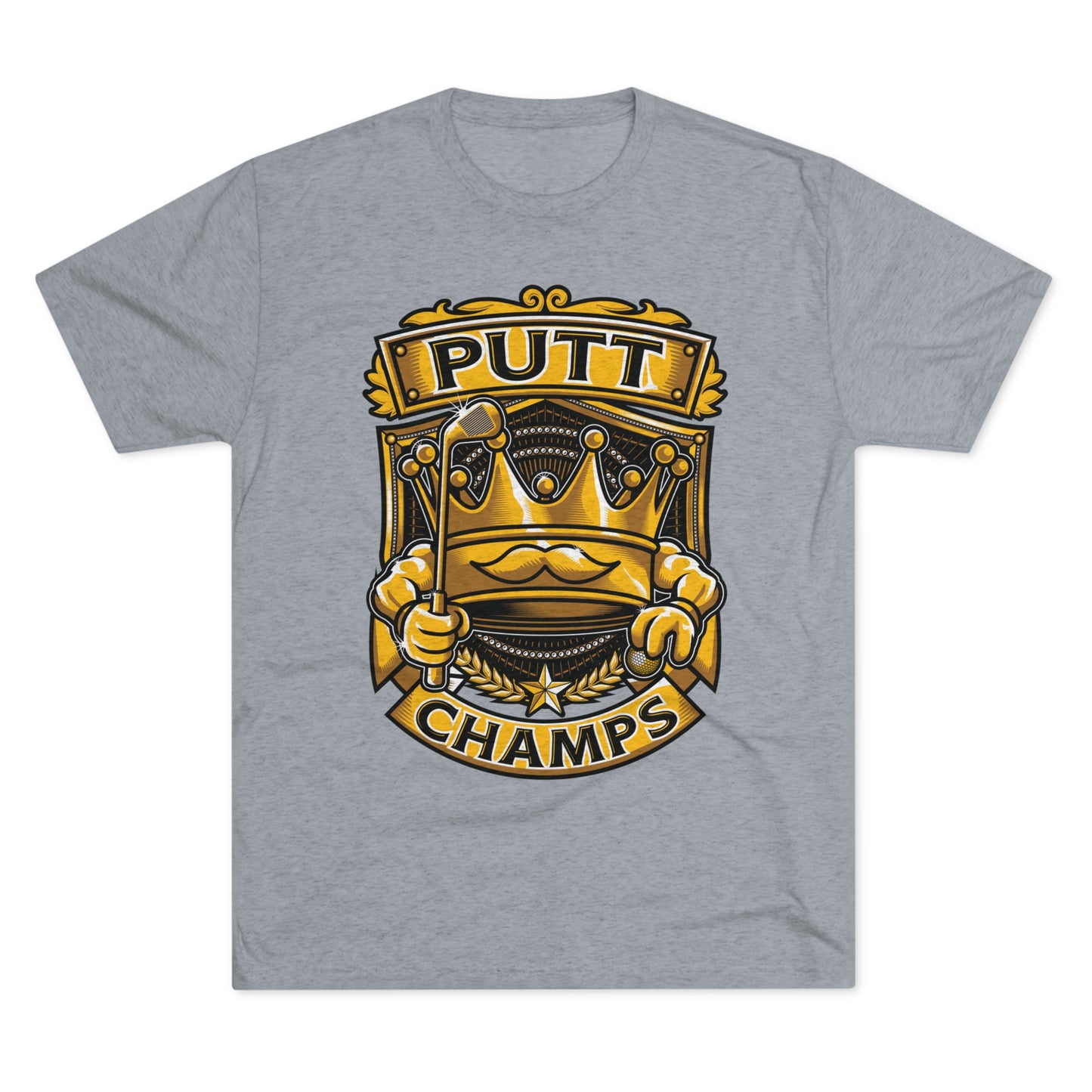 PUTT CHAMPS - PREMIUM SOFT - Unisex Tri-Blend Crew Tee (Next Level 6010)