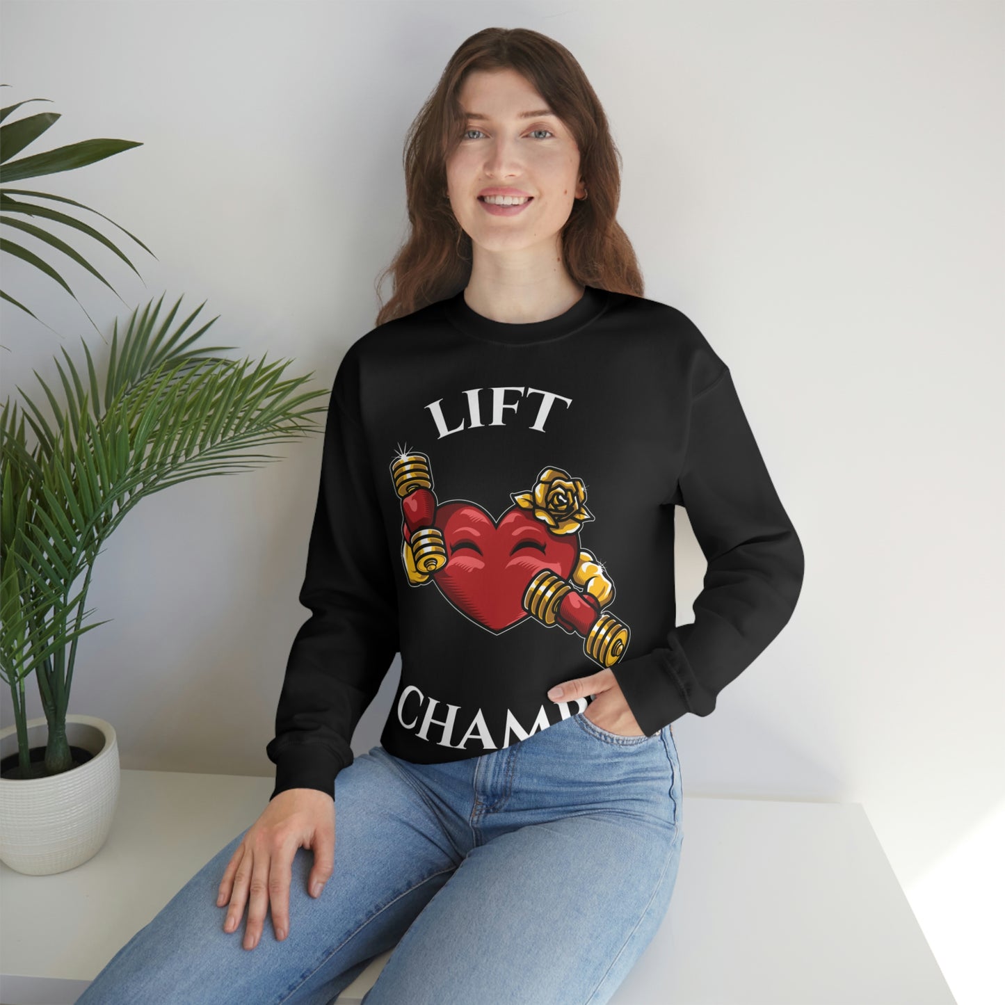 Lift Champs! - Unisex Heavy Blend™ Crewneck Sweatshirt