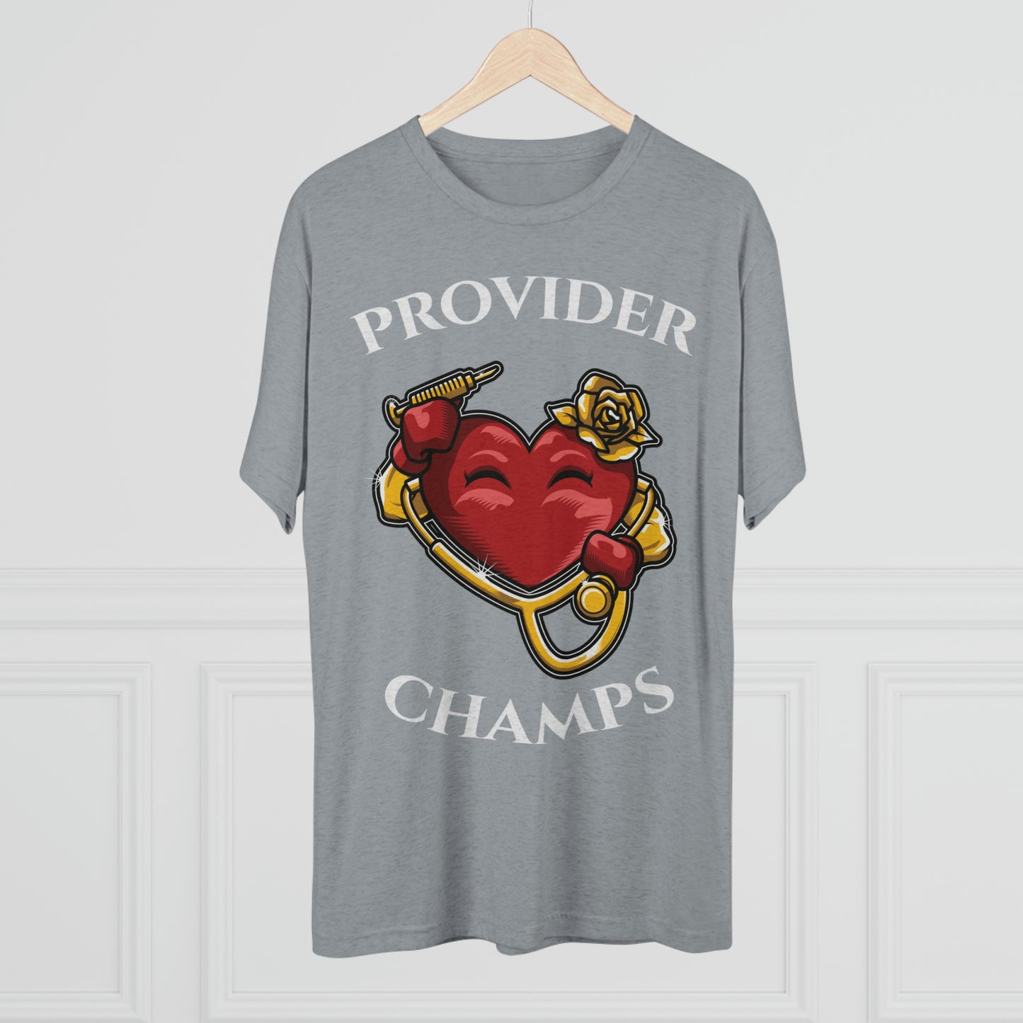 PROVIDER CHAMPS - PREMIUM SOFT - Unisex Tri-Blend Crew Tee (Next Level 6010)