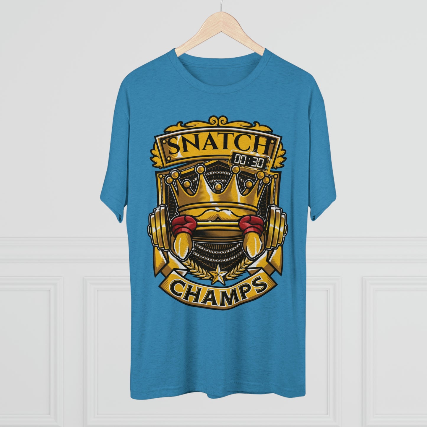 SNATCH CHAMPS - PREMIUM SOFT - Unisex Tri-Blend Crew Tee (Next Level 6010)