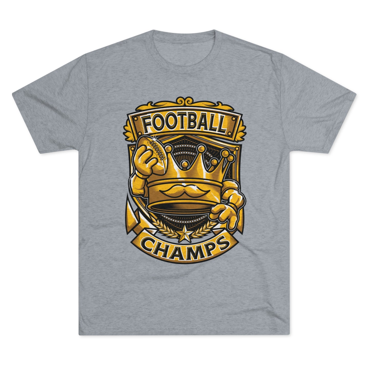 FOOTBALL CHAMPS - PREMIUM SOFT - Unisex Tri-Blend Crew Tee (Next Level 6010)