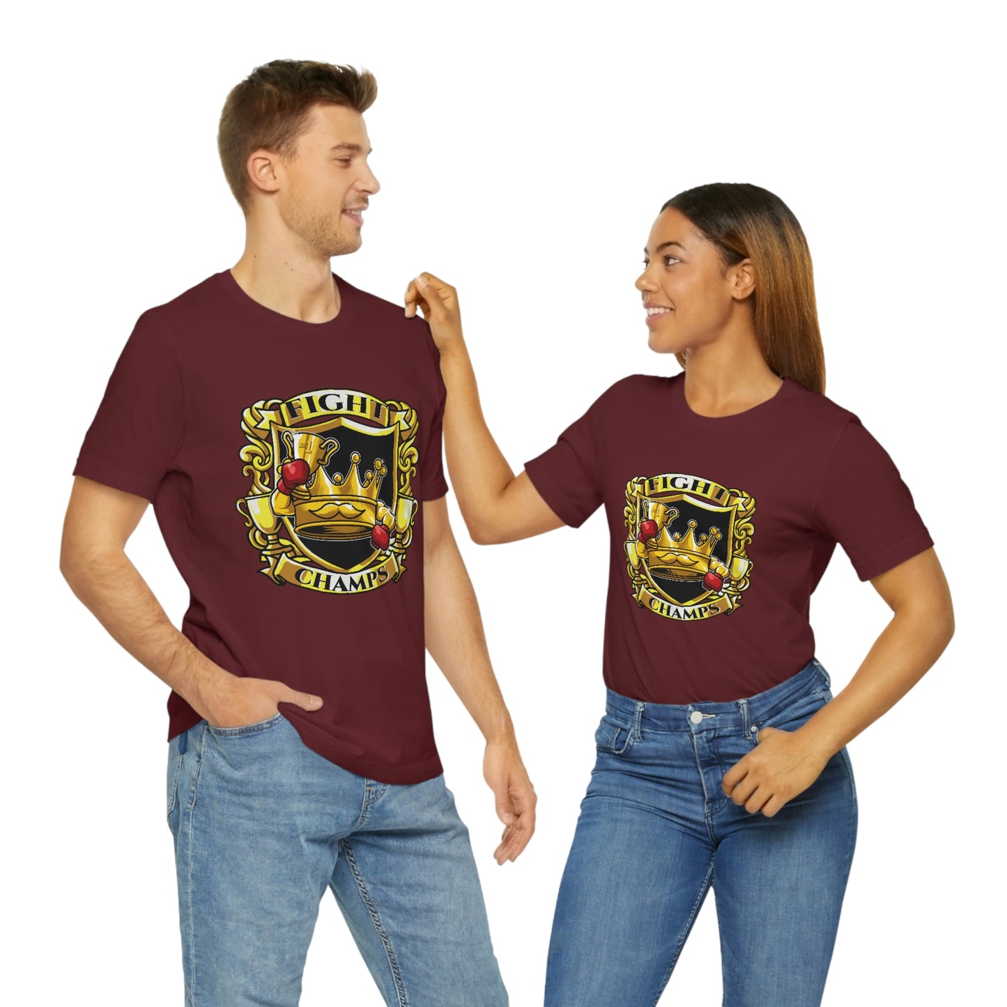 Fight Champs! Unisex Jersey Short Sleeve Tee (Bella+Canvas)