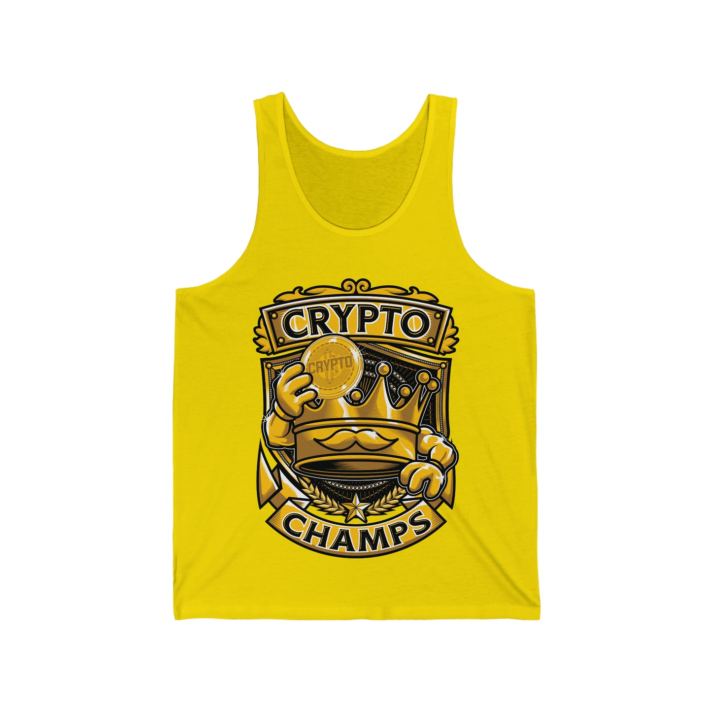 CRYPTO CHAMPS - PREMIUM SOFT - Unisex Jersey Tank (Bella+Canvas 3480)