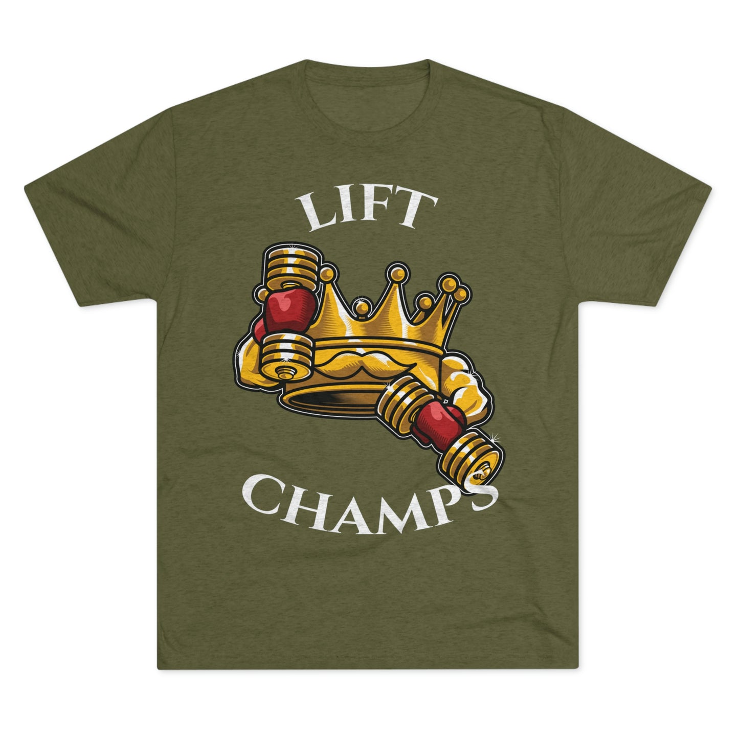 LIFT CHAMPS - PREMIUM SOFT - Unisex Tri-Blend Crew Tee (Next Level 6010)