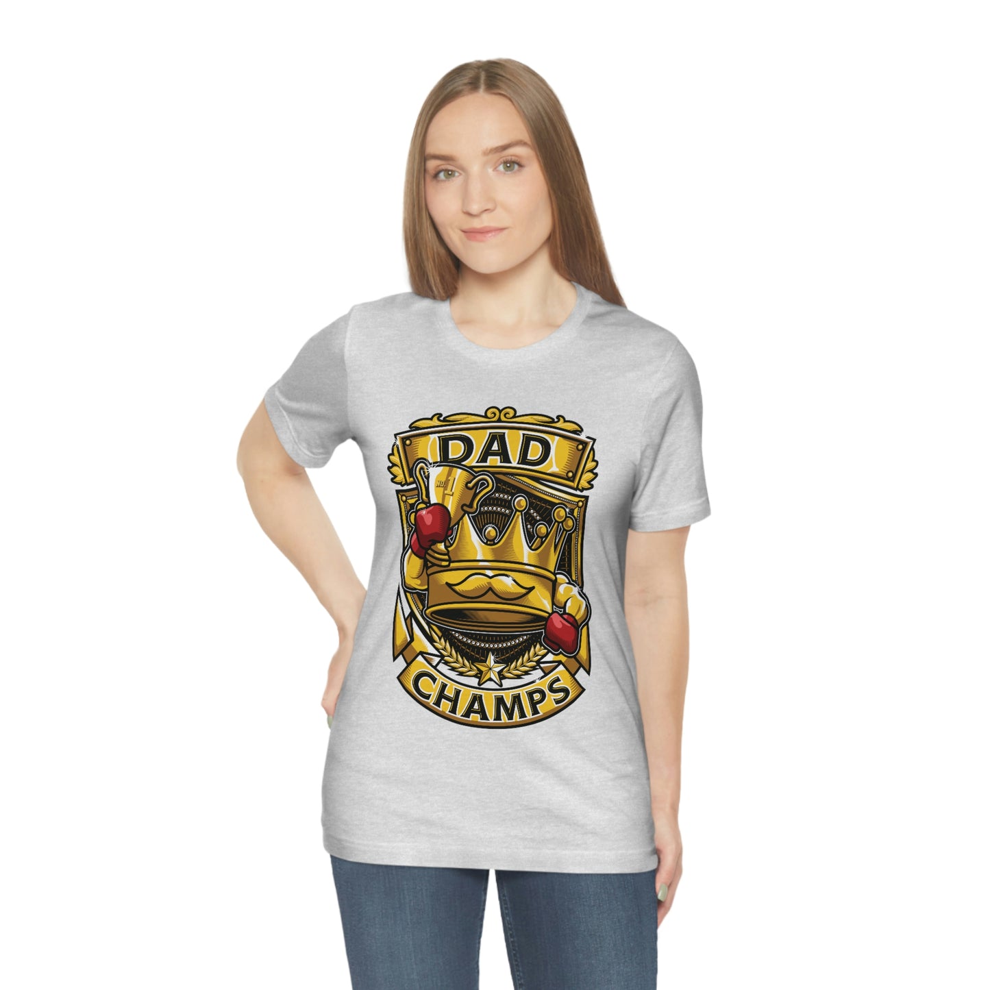 Dad Champs! - Unisex Jersey Short Sleeve Tee (Canvas-Bella)