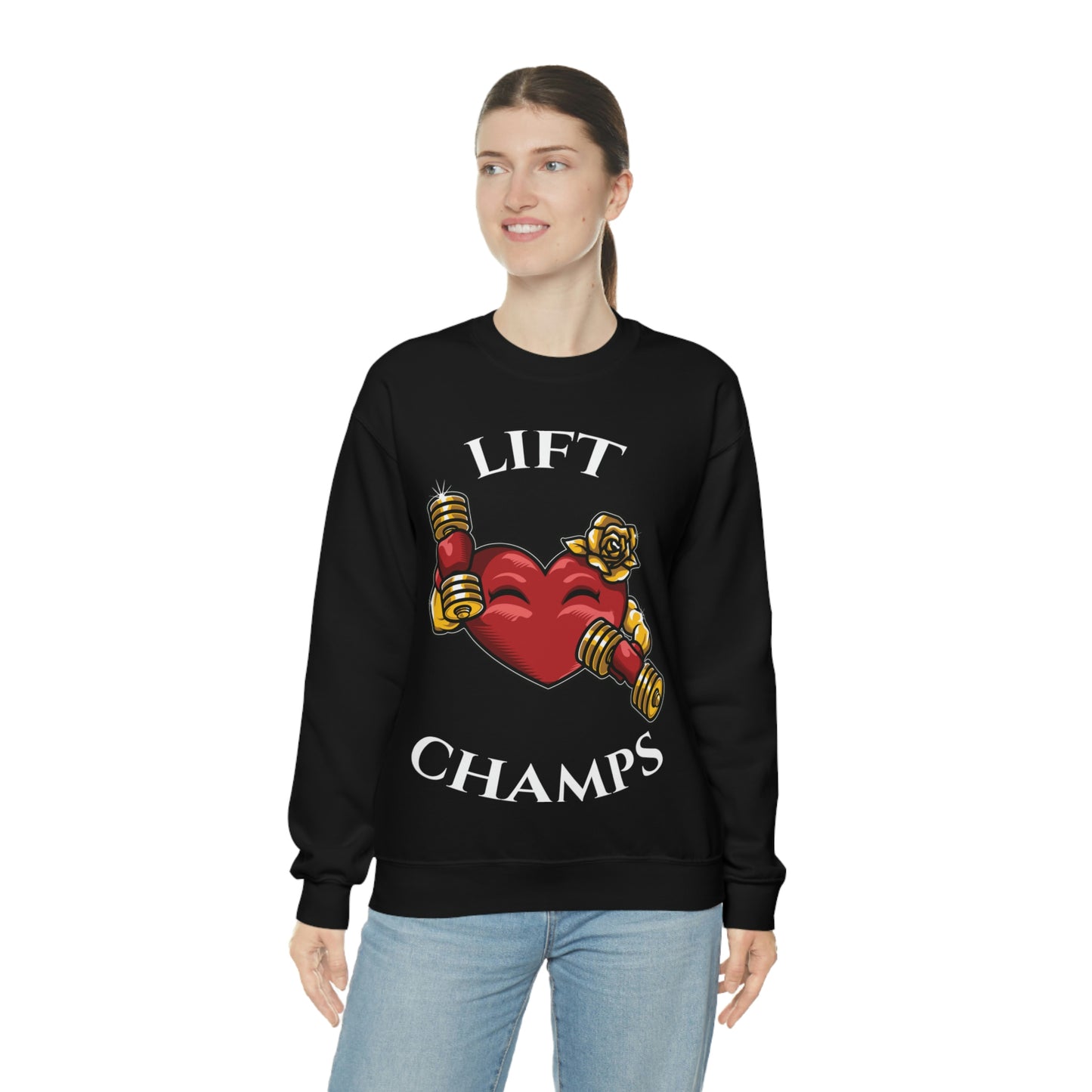 Lift Champs! - Unisex Heavy Blend™ Crewneck Sweatshirt
