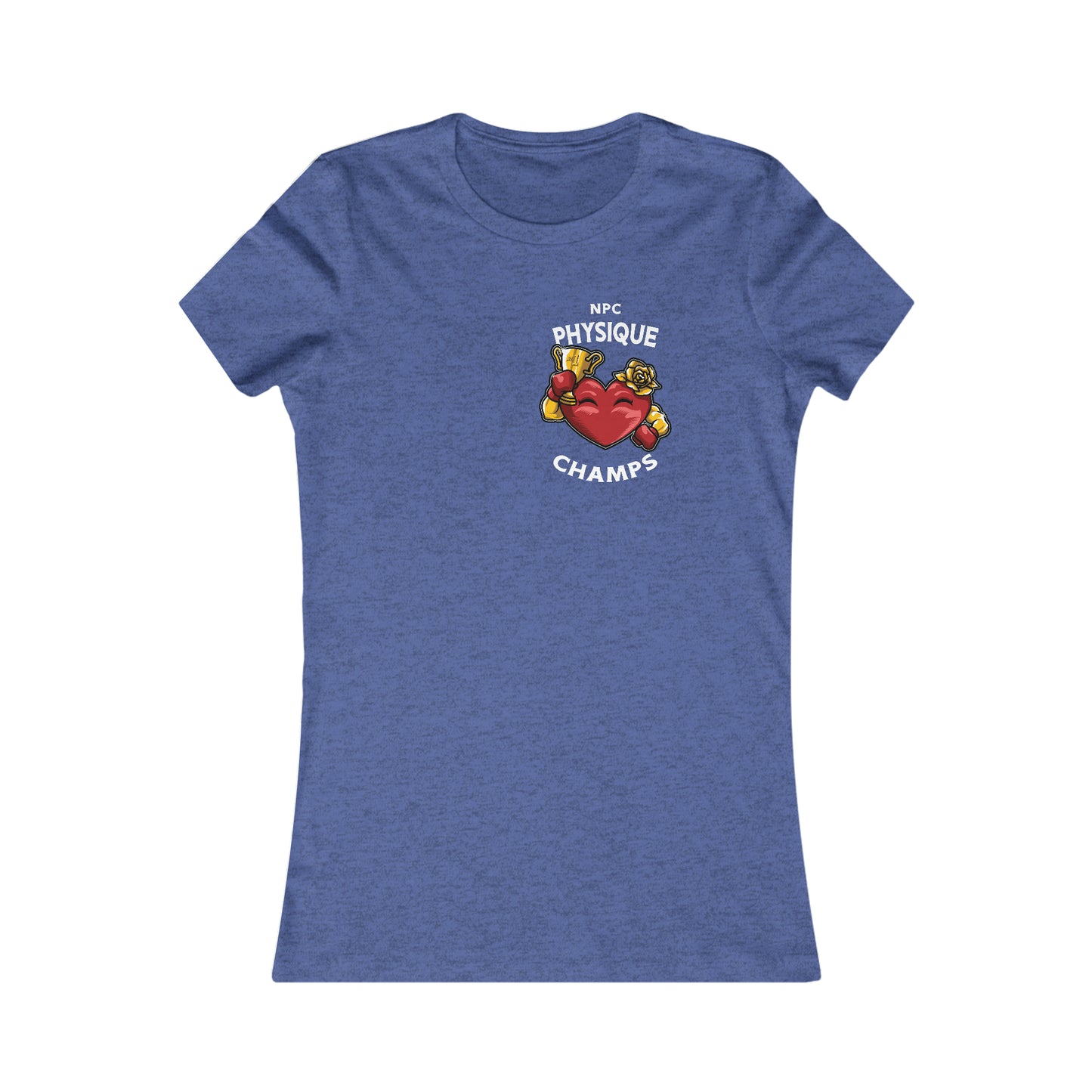 NPC PHYSIQUE CHAMPS (Small Front Logo) - Women's Favorite Tee (Bella+Canvas)