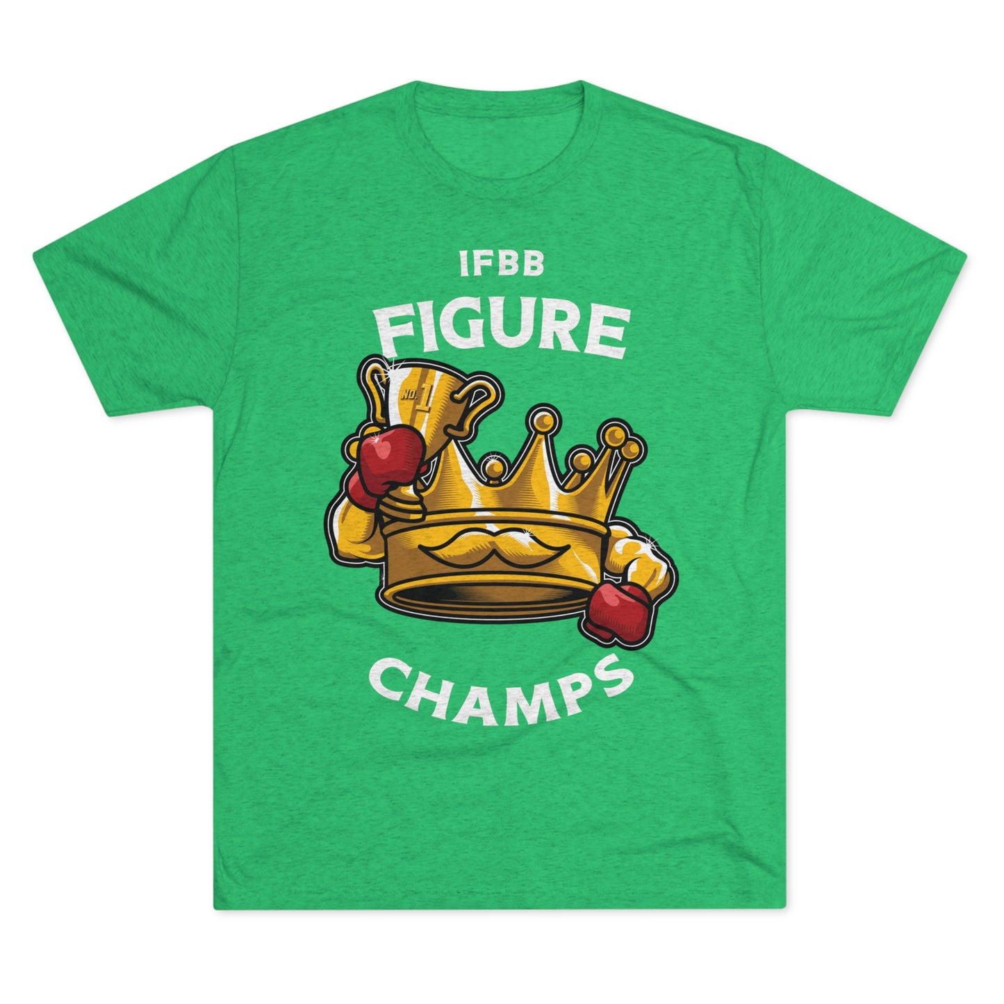 IFBB FIGURE CHAMPS (v2) - PREMIUM SOFT - Unisex Tri-Blend Crew Tee (Next Level 6010)