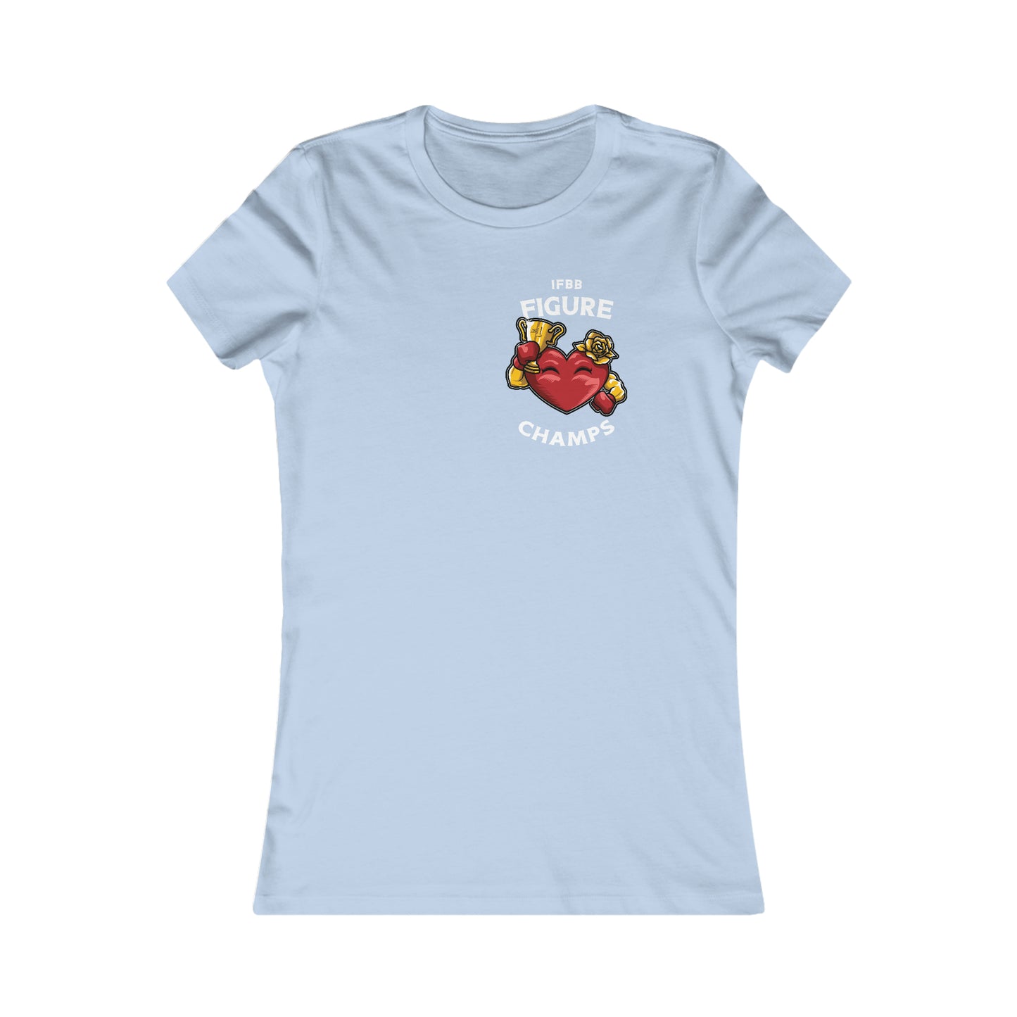 IFBB FIGURE CHAMPS (Small Front Logo) - Women's Favorite Tee (Bella+Canvas)