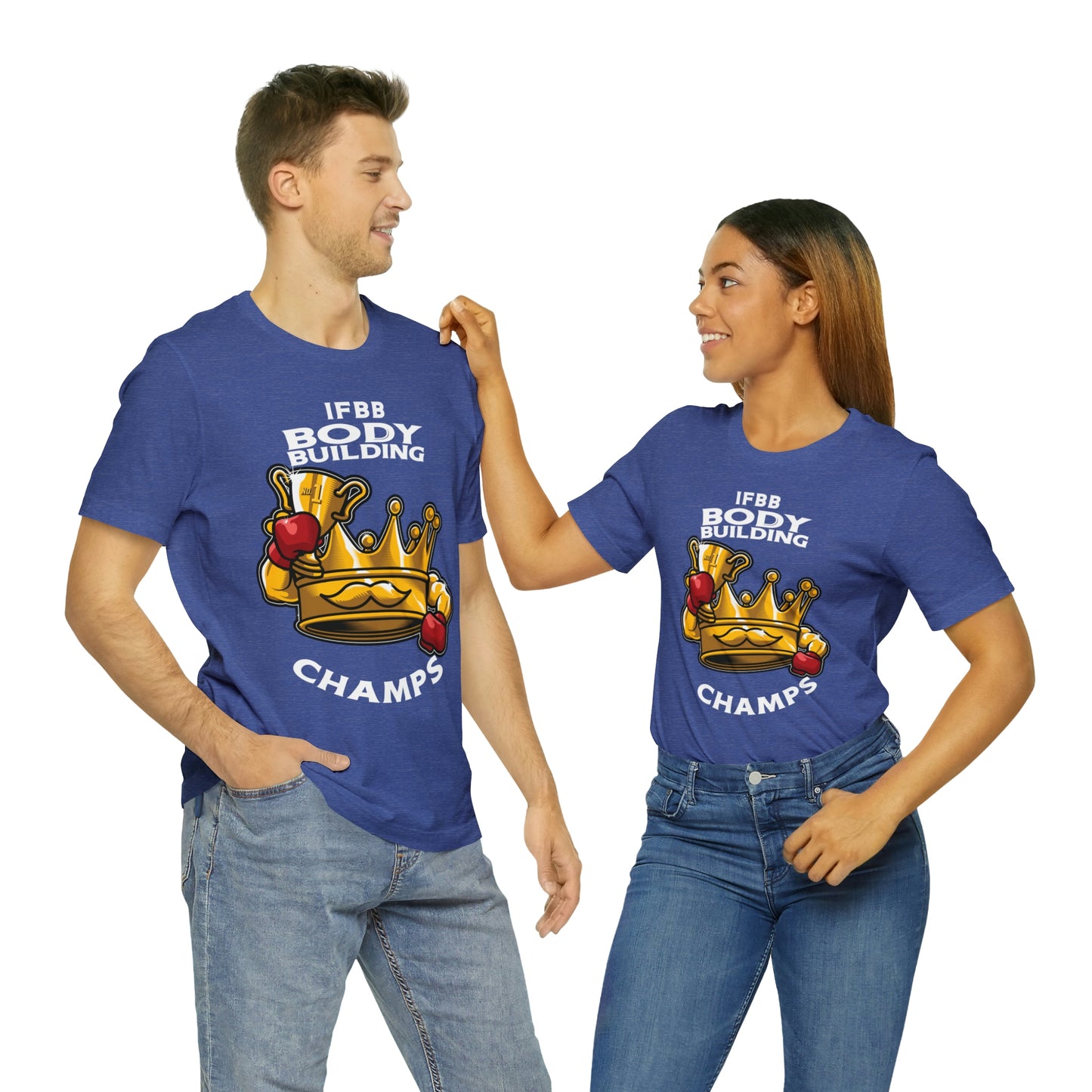 IFBB BODY BUILDING CHAMPS (v2) - Unisex Jersey Short Sleeve Tee (Bella+Canvas)