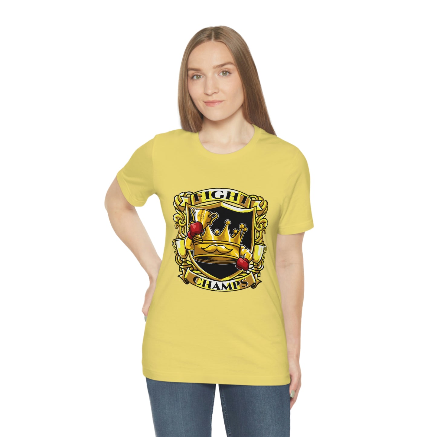Fight Champs! Unisex Jersey Short Sleeve Tee (Bella+Canvas)
