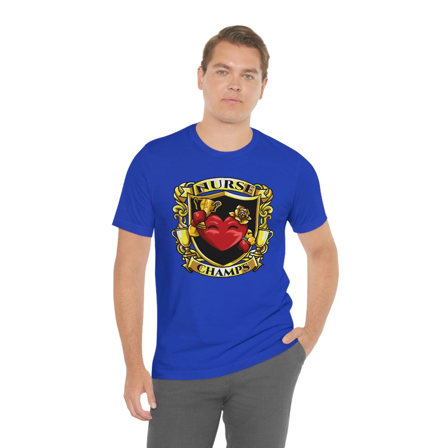 Nurse Champs! - Unisex Jersey Short Sleeve Tee (Bella+Canvas)