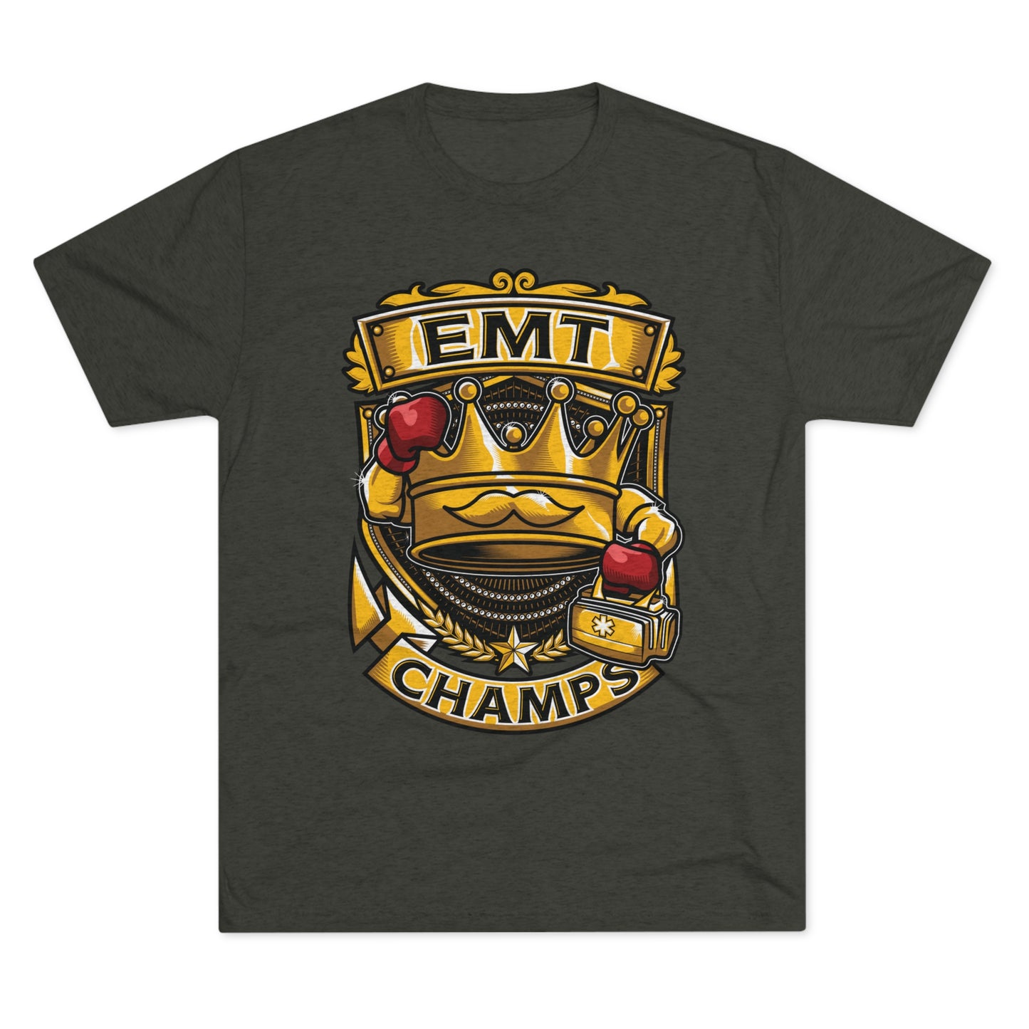 EMT CHAMPS - PREMIUM SOFT - Unisex Tri-Blend Crew Tee (Next Level 6010)