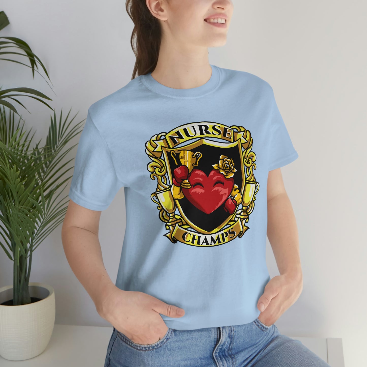 Nurse Champs! - Unisex Jersey Short Sleeve Tee (Bella+Canvas)