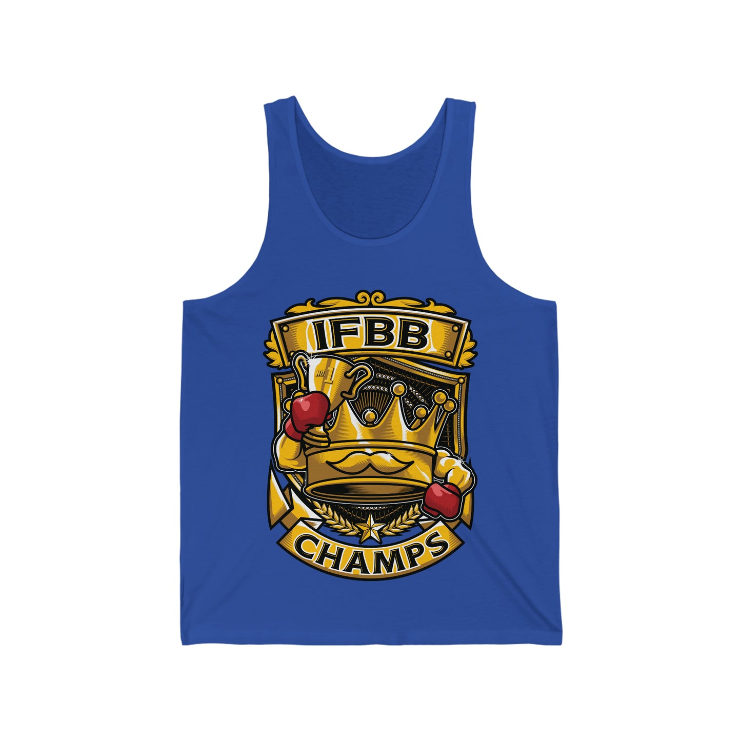 IFBB CHAMPS - PREMIUM SOFT - Unisex Jersey Tank (Bella+Canvas 3480)