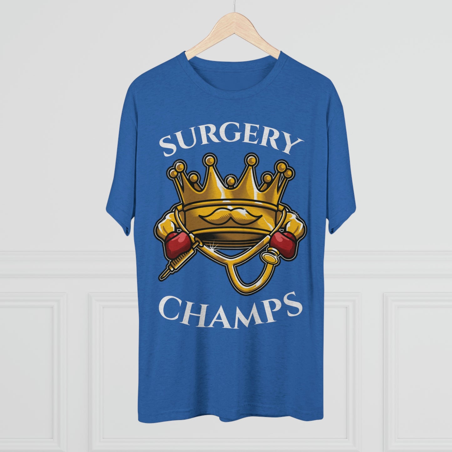SURGERY CHAMPS - PREMIUM SOFT - Unisex Tri-Blend Crew Tee (Next Level 6010)