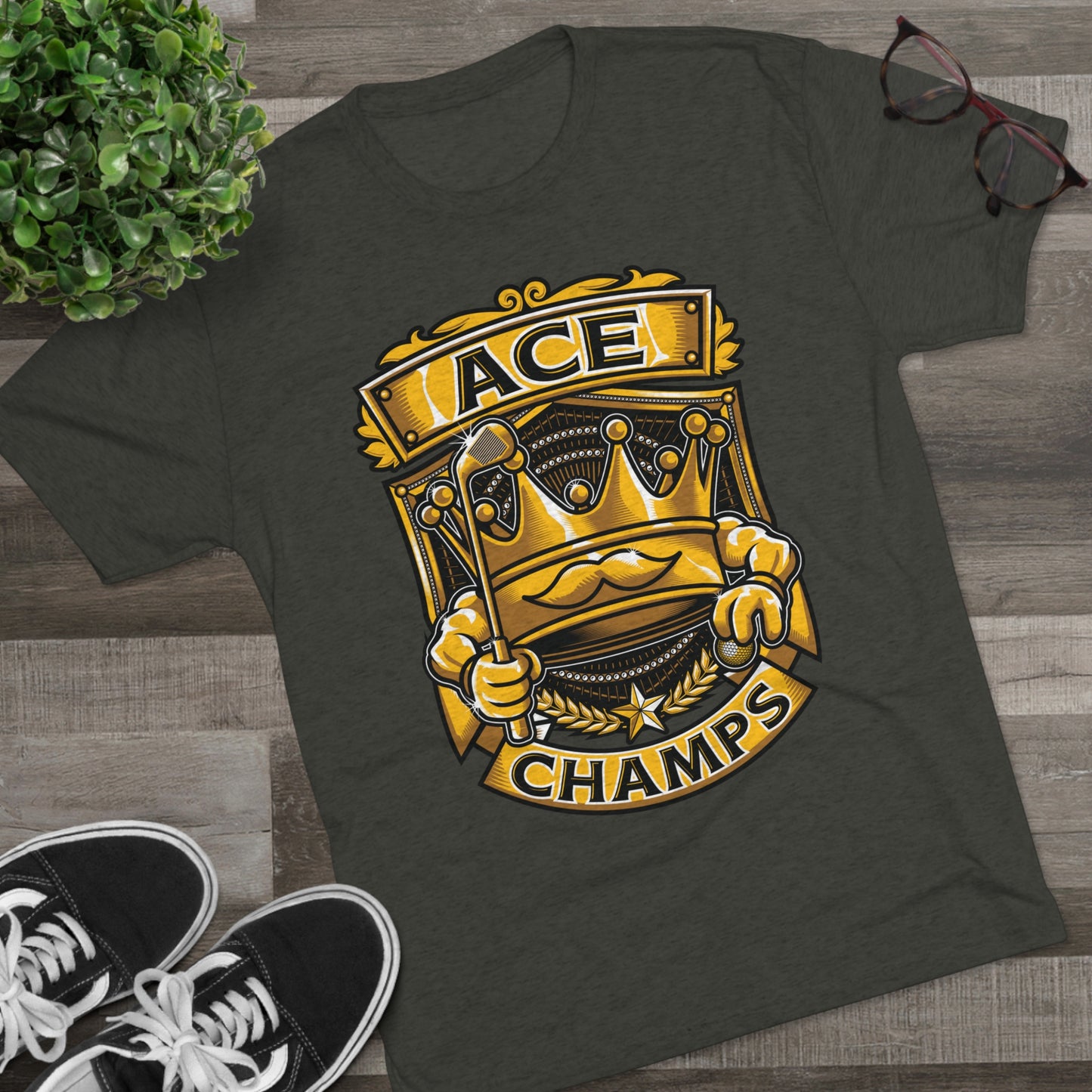 ACE CHAMPS - PREMIUM SOFT - Unisex Tri-Blend Crew Tee (Next Level 6010)