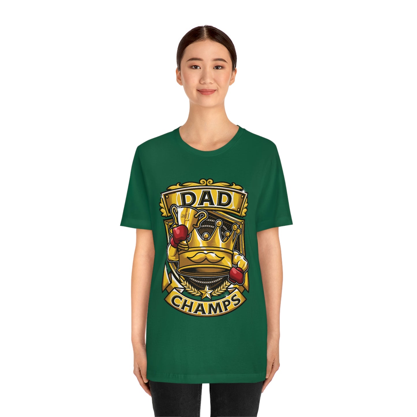 Dad Champs! - Unisex Jersey Short Sleeve Tee (Canvas-Bella)