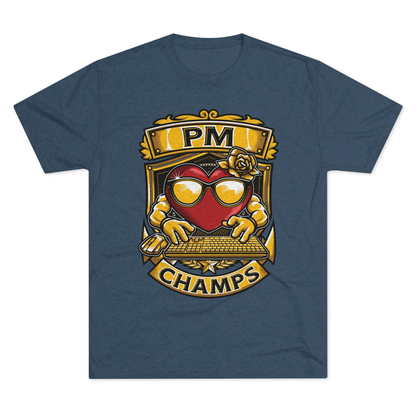 PM CHAMPS - PREMIUM SOFT - Unisex Tri-Blend Crew Tee (Next Level 6010)