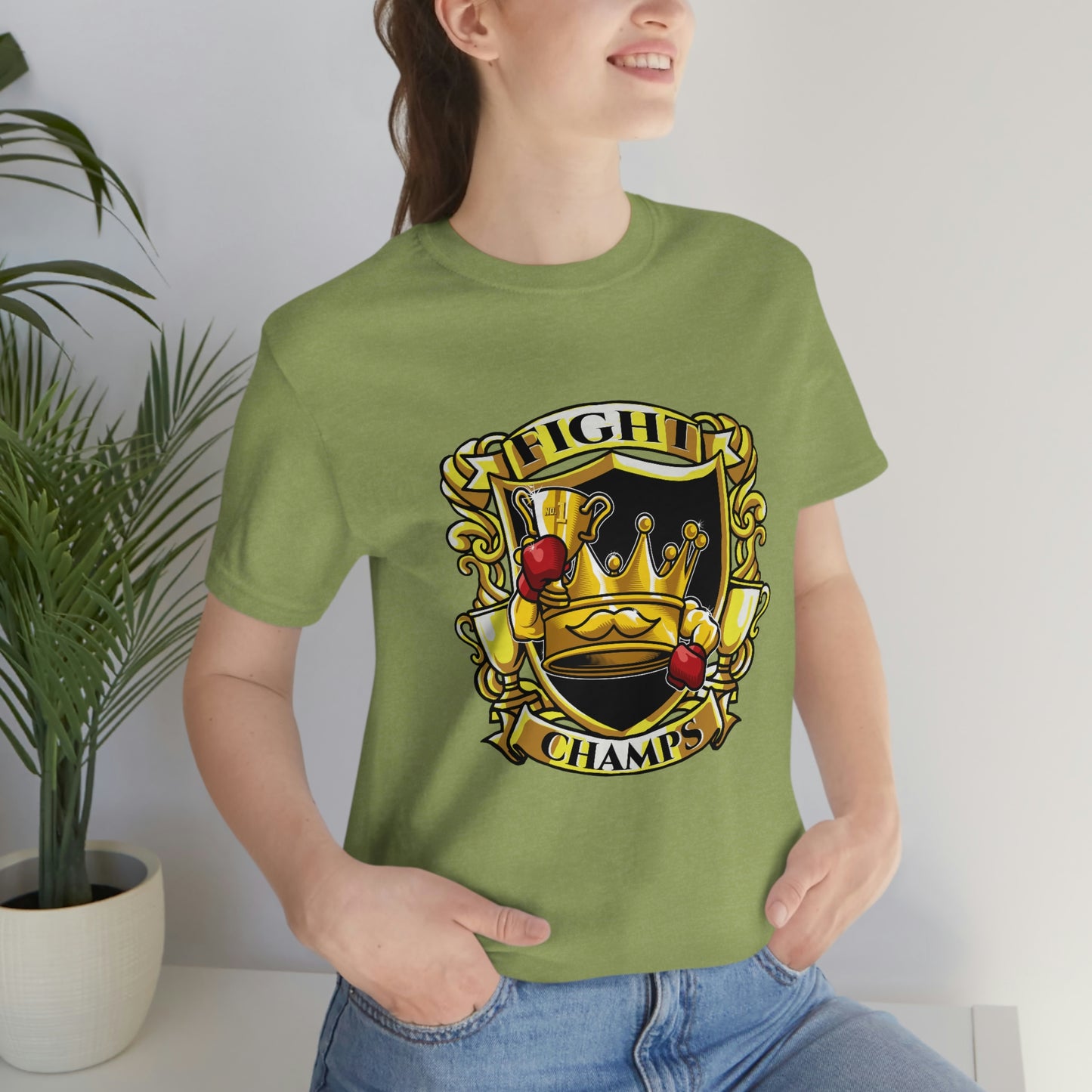 Fight Champs! Unisex Jersey Short Sleeve Tee (Bella+Canvas)