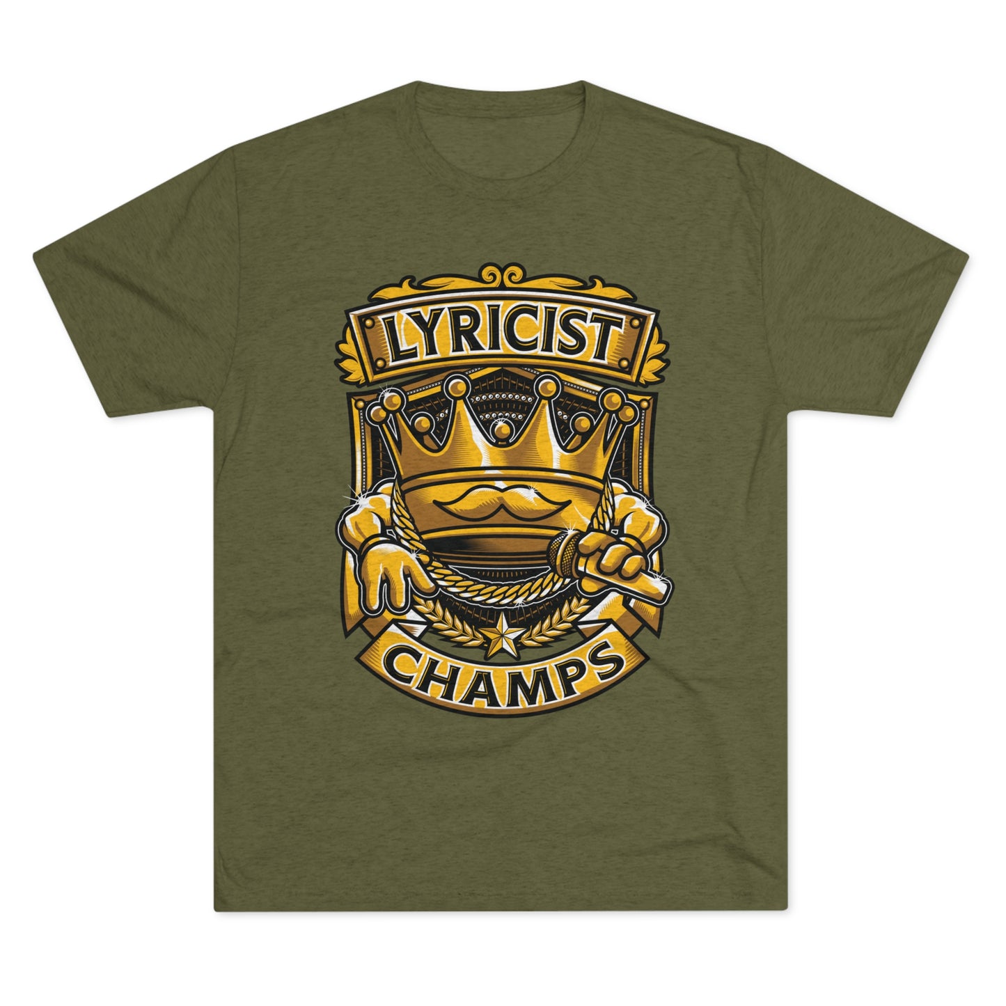 LYRICIST CHAMPS - PREMIUM SOFT - Unisex Tri-Blend Crew Tee (Next Level 6010)