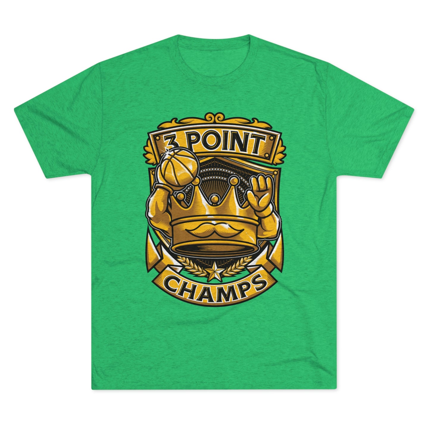3 POINT CHAMPS - PREMIUM SOFT - Unisex Tri-Blend Crew Tee (Next Level 6010)