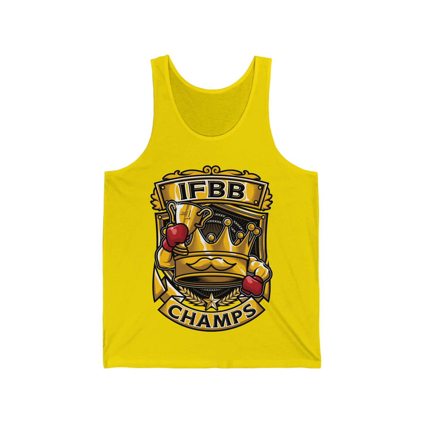 IFBB CHAMPS - PREMIUM SOFT - Unisex Jersey Tank (Bella+Canvas 3480)